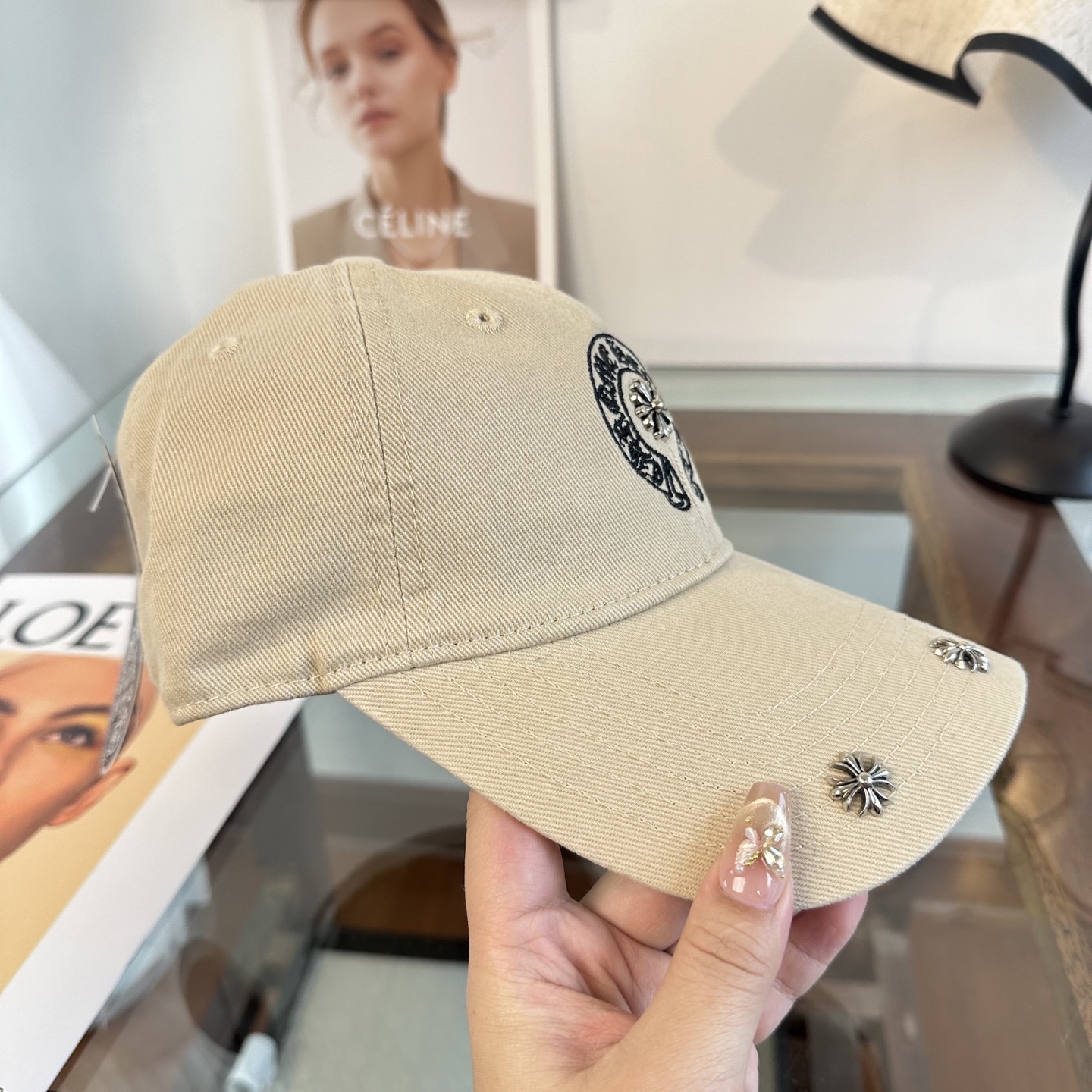 Chrome hearts 克罗心 新款十字架 高品质棒球帽，高端定制版！网红时尚博主同款！墙裂推荐！质