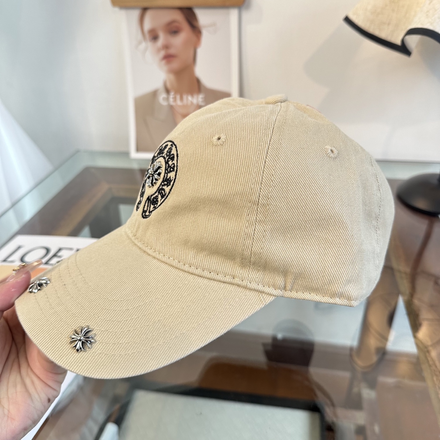 Chrome hearts 克罗心 新款十字架 高品质棒球帽，高端定制版！网红时尚博主同款！墙裂推荐！质