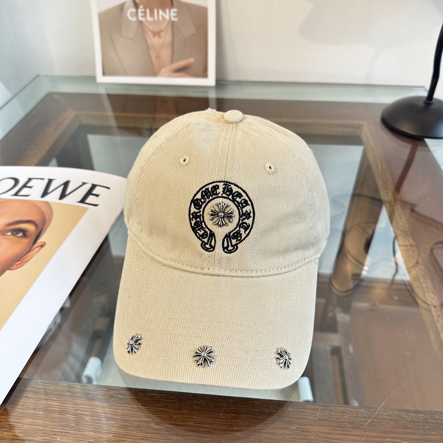Chrome hearts 克罗心 新款十字架 高品质棒球帽，高端定制版！网红时尚博主同款！墙裂推荐！质