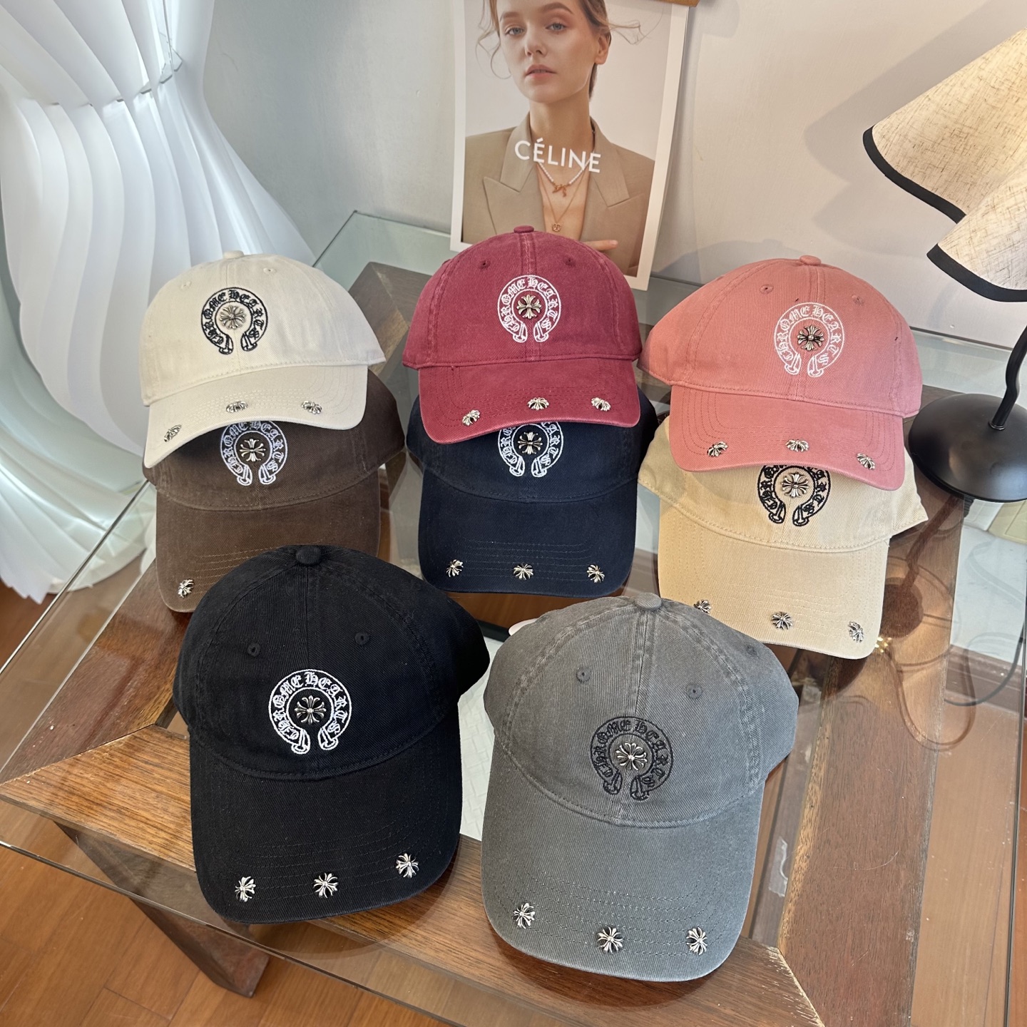 Chrome hearts 克罗心 新款十字架 高品质棒球帽，高端定制版！网红时尚博主同款！墙裂推荐！质