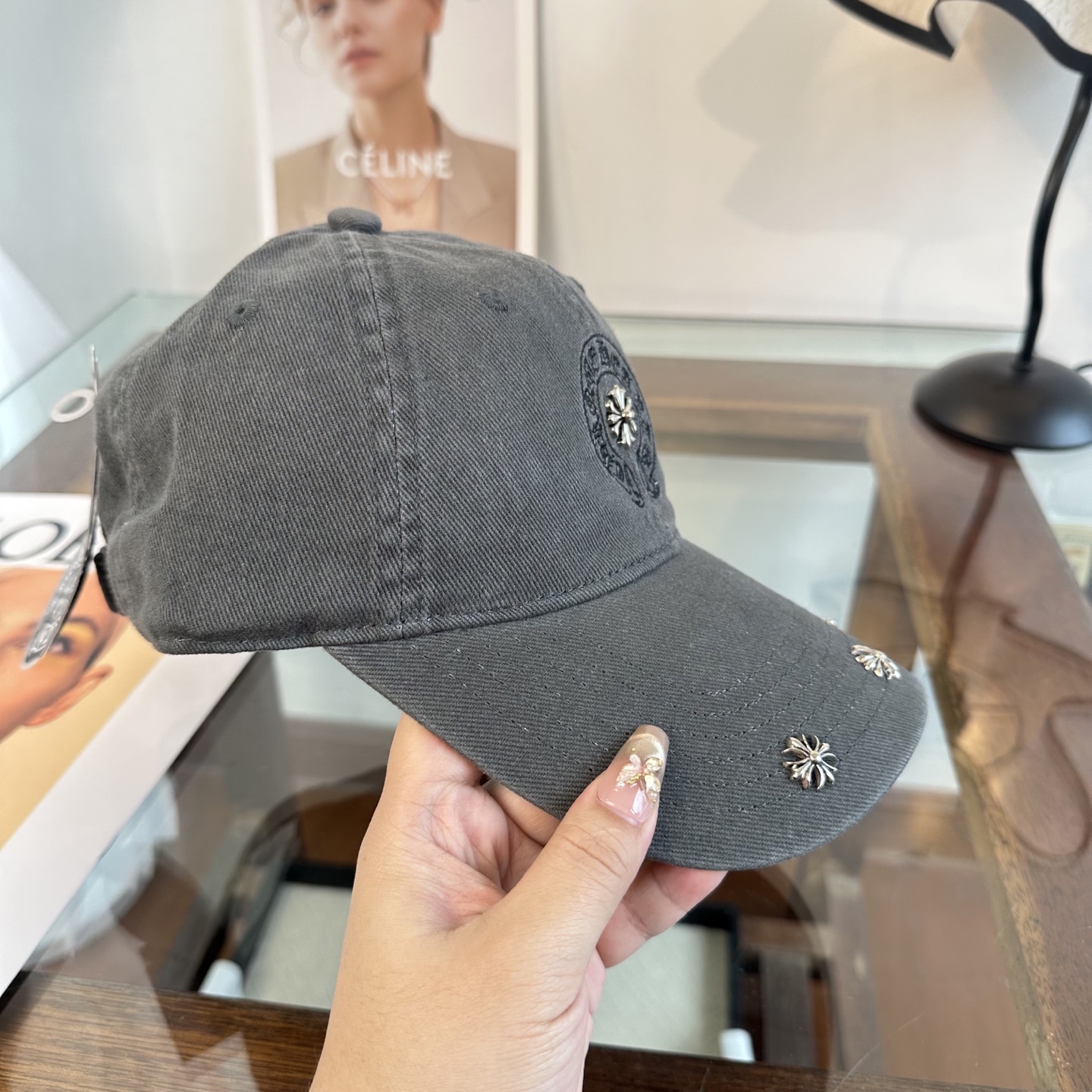 Chrome hearts 克罗心 新款十字架 高品质棒球帽，高端定制版！网红时尚博主同款！墙裂推荐！质