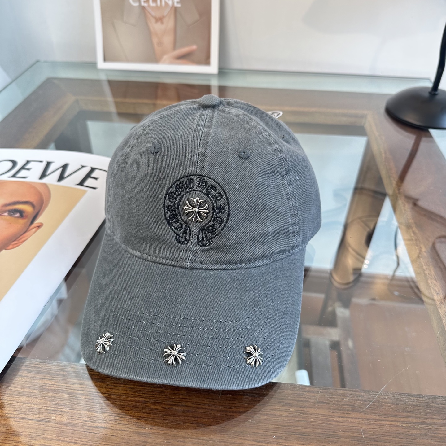 Chrome hearts 克罗心 新款十字架 高品质棒球帽，高端定制版！网红时尚博主同款！墙裂推荐！质
