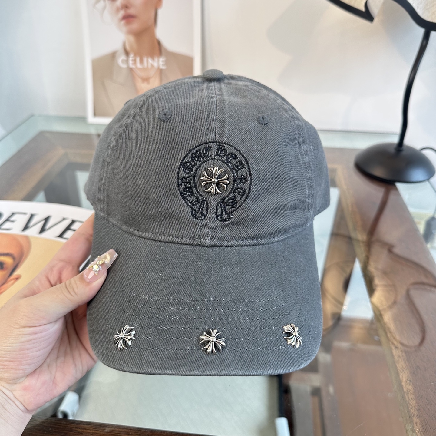 Chrome hearts 克罗心 新款十字架 高品质棒球帽，高端定制版！网红时尚博主同款！墙裂推荐！质