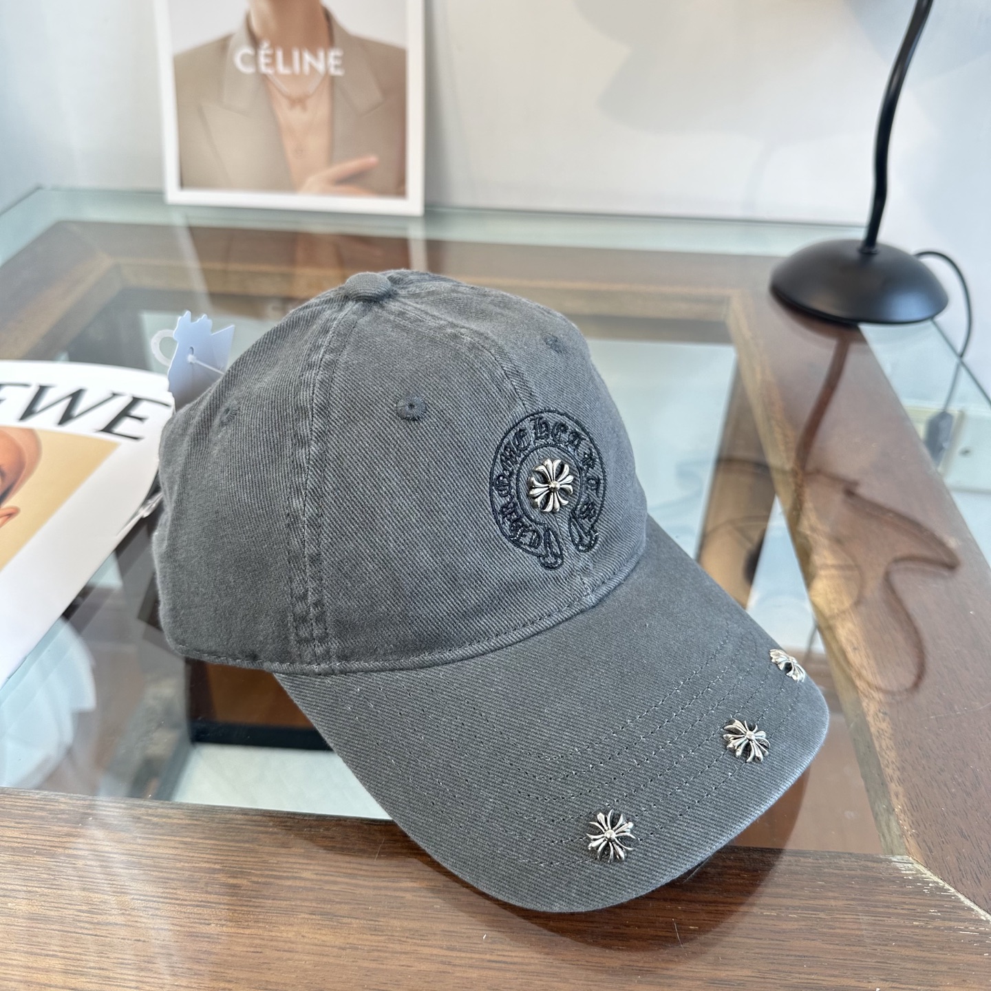 Chrome hearts 克罗心 新款十字架 高品质棒球帽，高端定制版！网红时尚博主同款！墙裂推荐！质