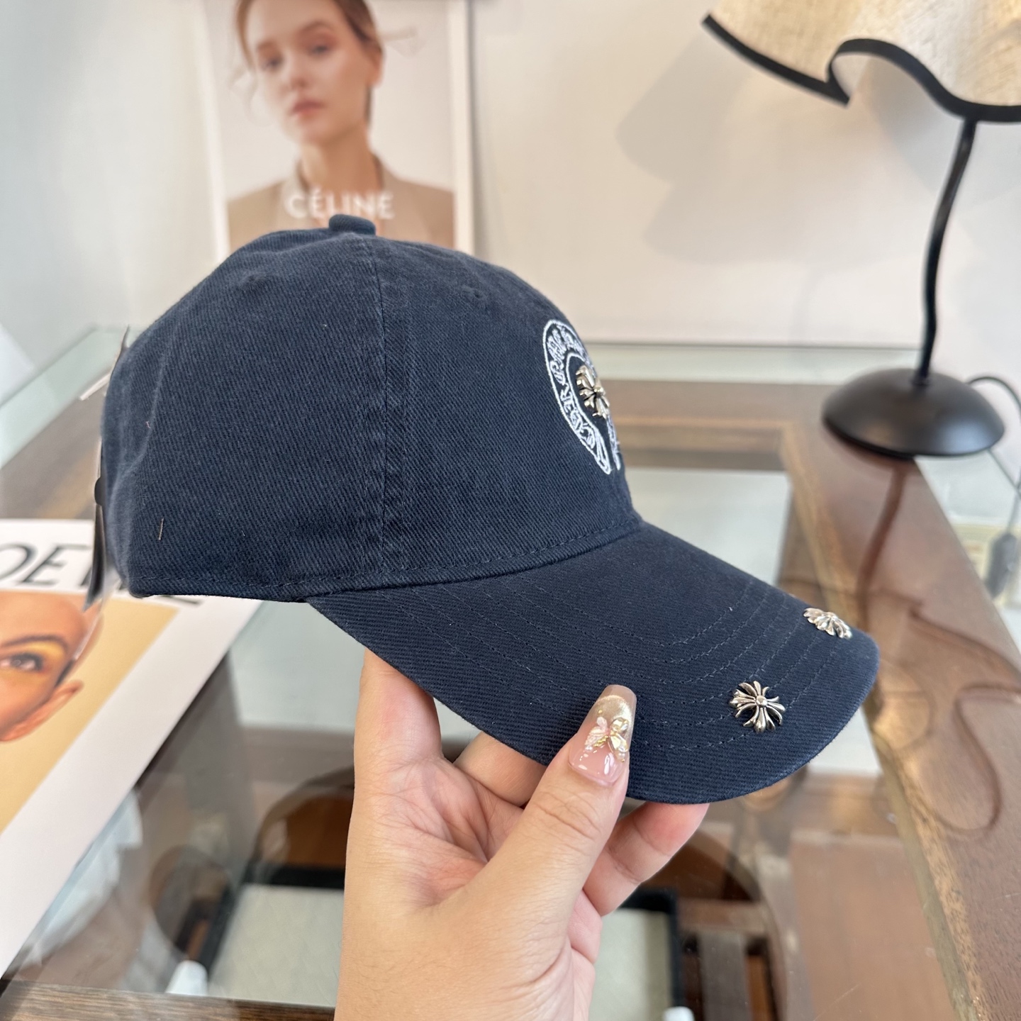 Chrome hearts 克罗心 新款十字架 高品质棒球帽，高端定制版！网红时尚博主同款！墙裂推荐！质