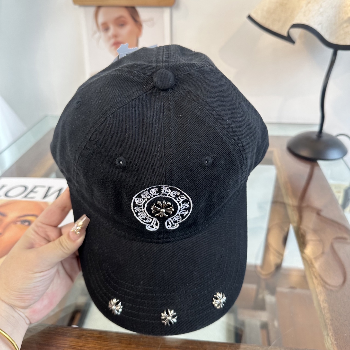 Chrome hearts 克罗心 新款十字架 高品质棒球帽，高端定制版！网红时尚博主同款！墙裂推荐！质