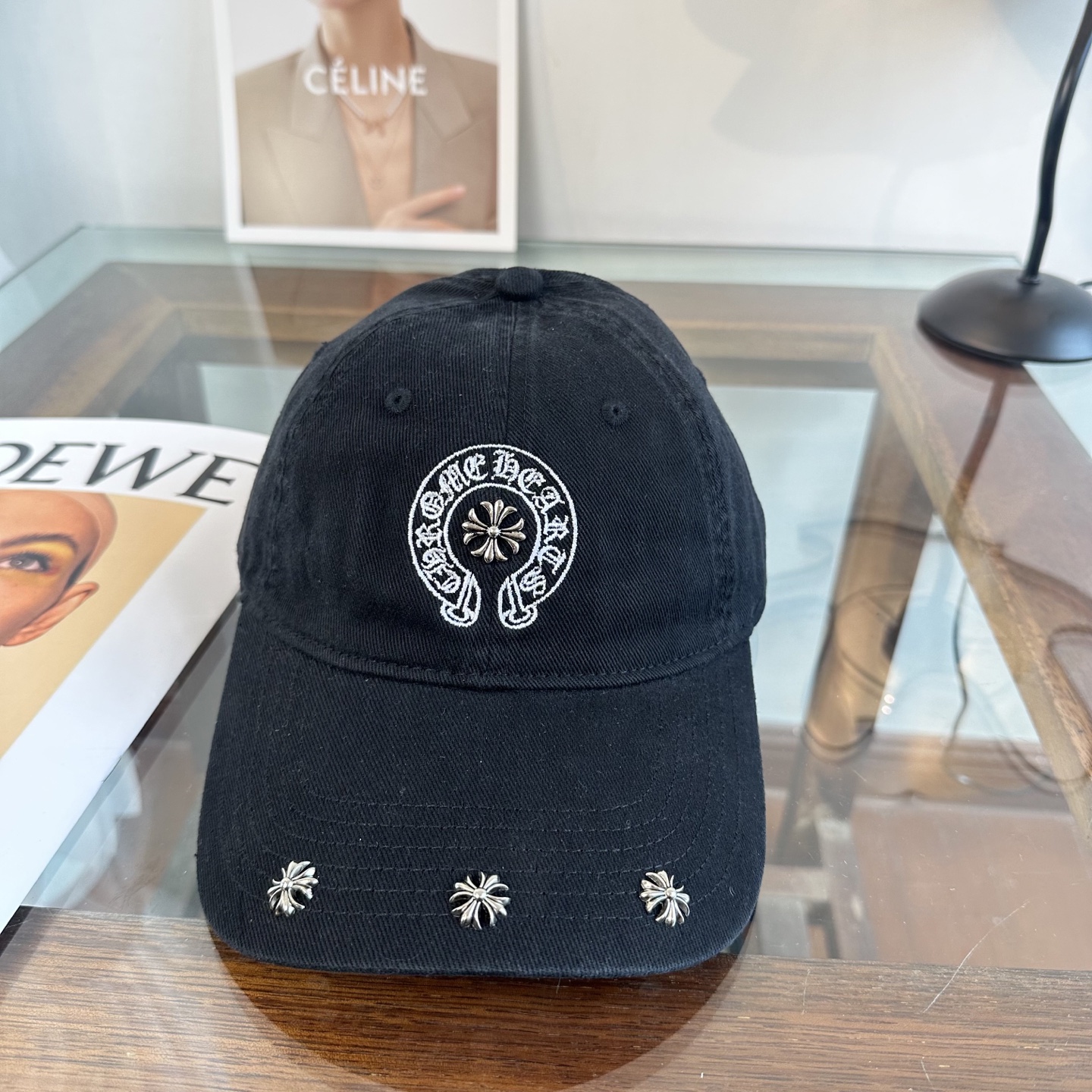 Chrome hearts 克罗心 新款十字架 高品质棒球帽，高端定制版！网红时尚博主同款！墙裂推荐！质