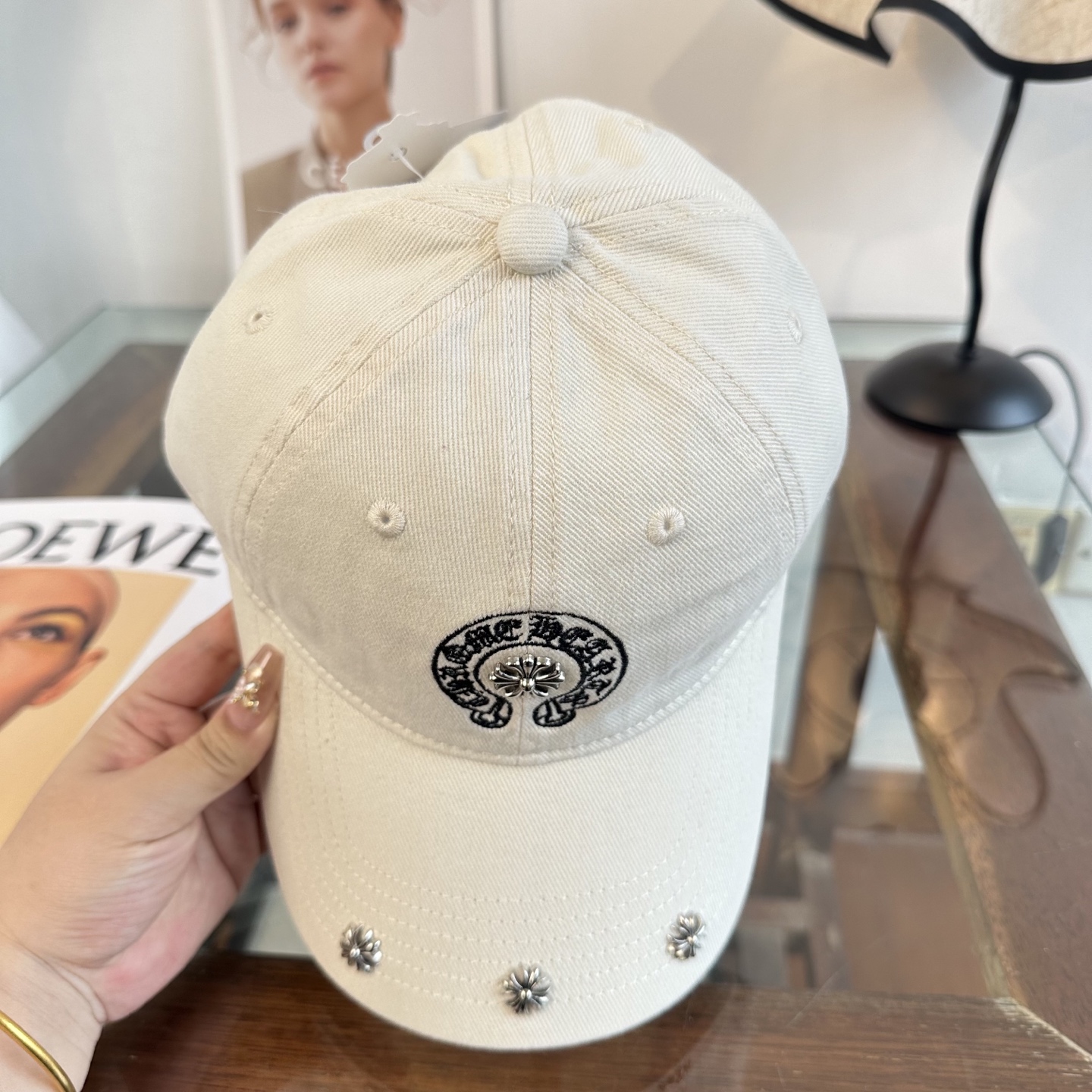Chrome hearts 克罗心 新款十字架 高品质棒球帽，高端定制版！网红时尚博主同款！墙裂推荐！质