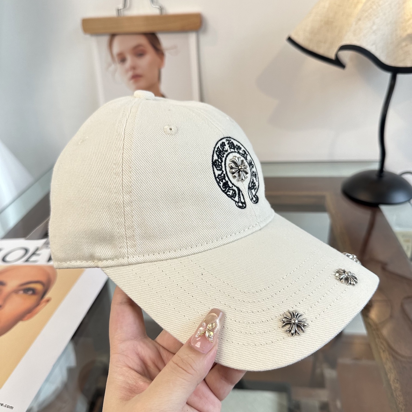 Chrome hearts 克罗心 新款十字架 高品质棒球帽，高端定制版！网红时尚博主同款！墙裂推荐！质