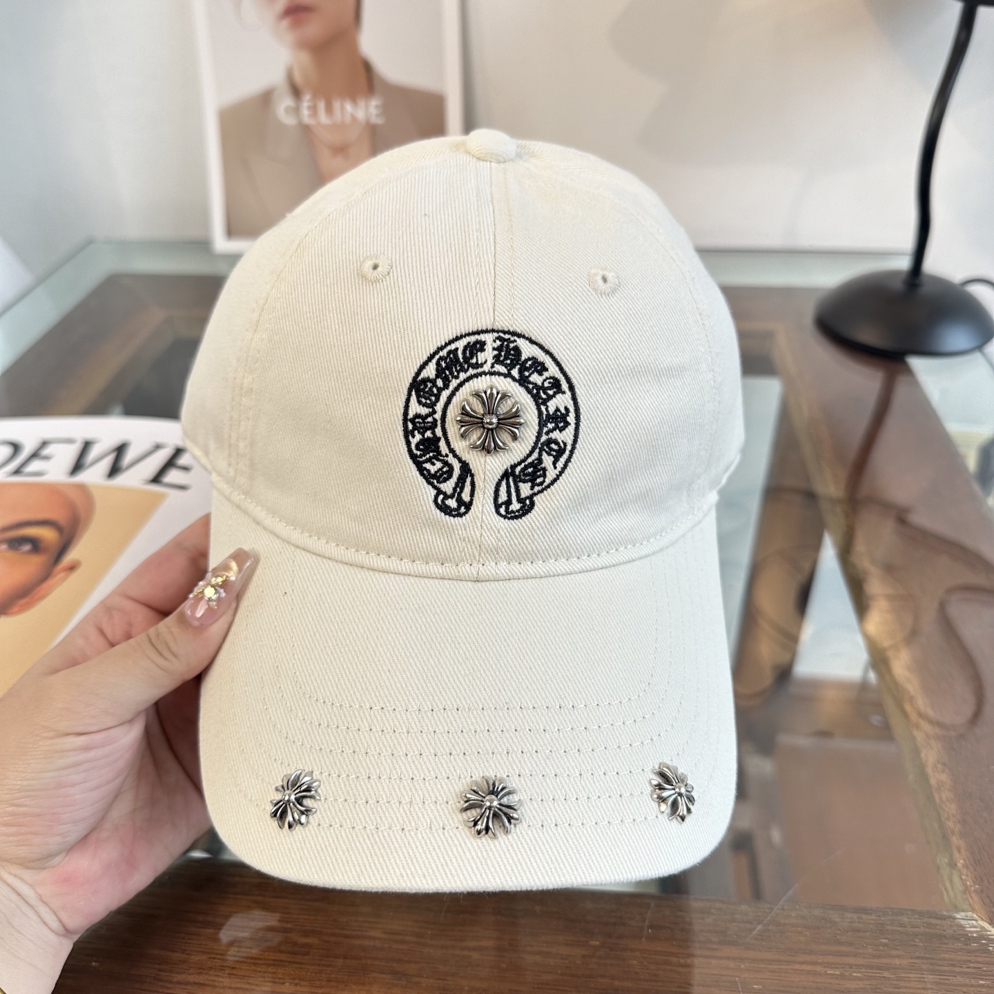 Chrome hearts 克罗心 新款十字架 高品质棒球帽，高端定制版！网红时尚博主同款！墙裂推荐！质