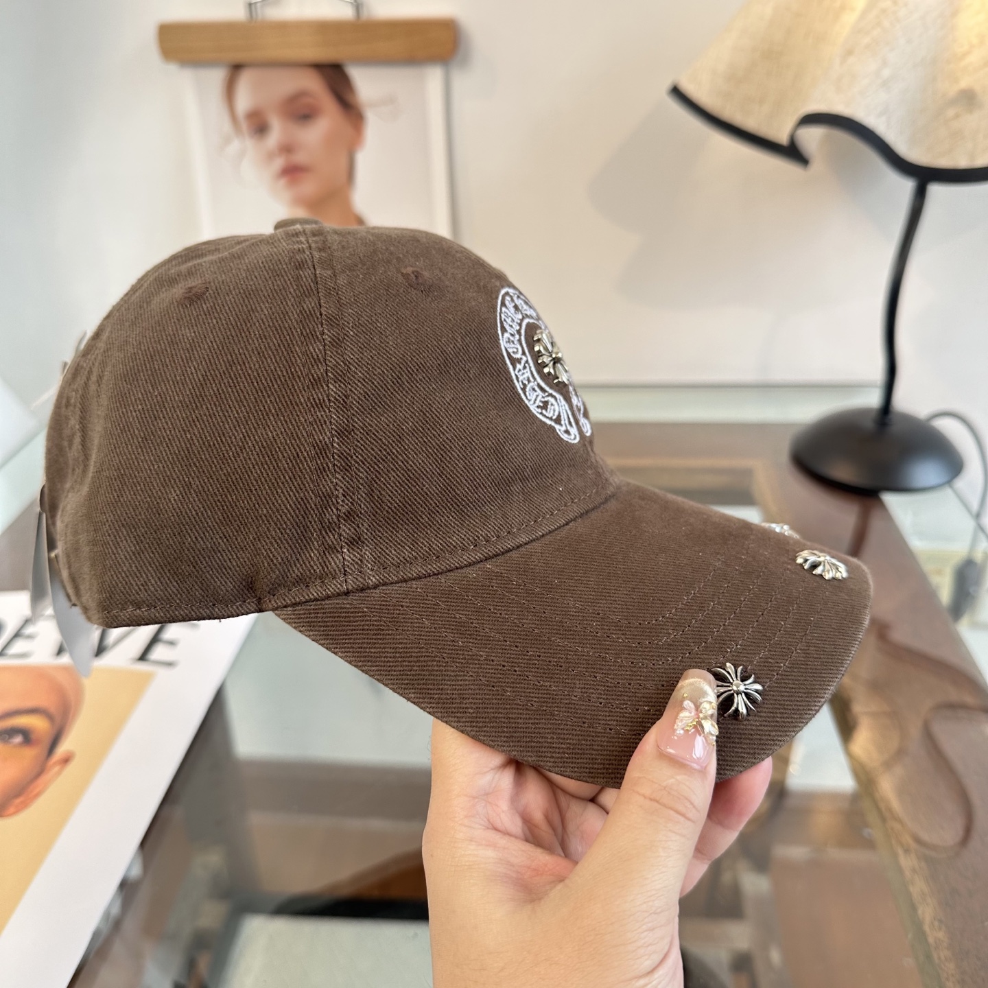 Chrome hearts 克罗心 新款十字架 高品质棒球帽，高端定制版！网红时尚博主同款！墙裂推荐！质