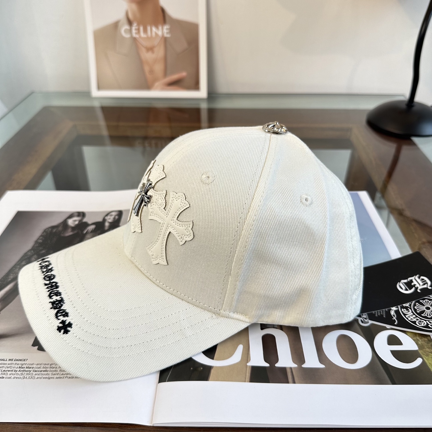 Chrome hearts 克罗心 新款十字架 高品质棒球帽，高端定制版！网红时尚博主同款！墙裂推荐！质