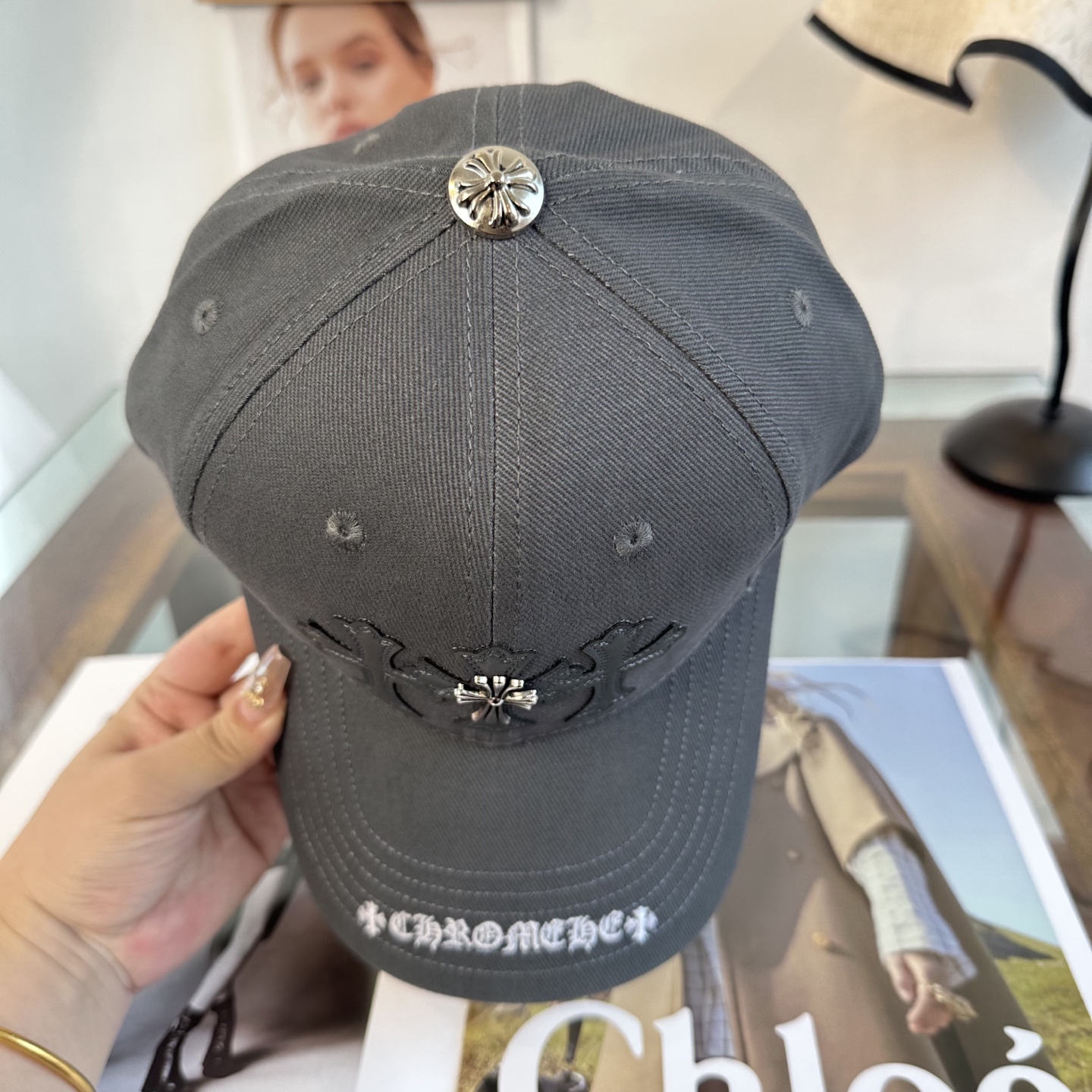 Chrome hearts 克罗心 新款十字架 高品质棒球帽，高端定制版！网红时尚博主同款！墙裂推荐！质