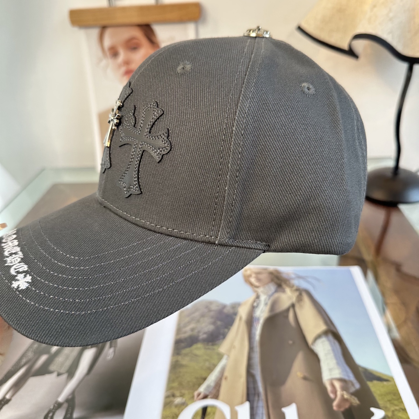 Chrome hearts 克罗心 新款十字架 高品质棒球帽，高端定制版！网红时尚博主同款！墙裂推荐！质