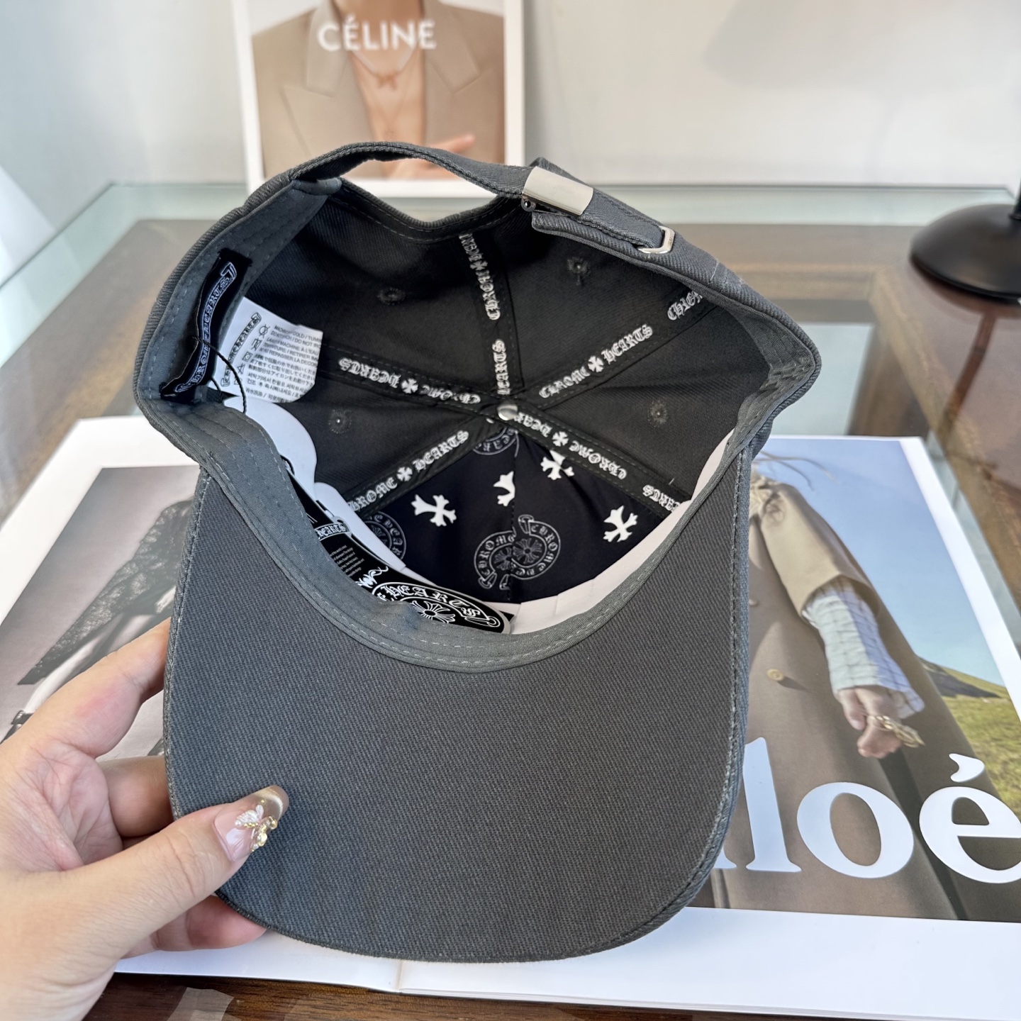 Chrome hearts 克罗心 新款十字架 高品质棒球帽，高端定制版！网红时尚博主同款！墙裂推荐！质