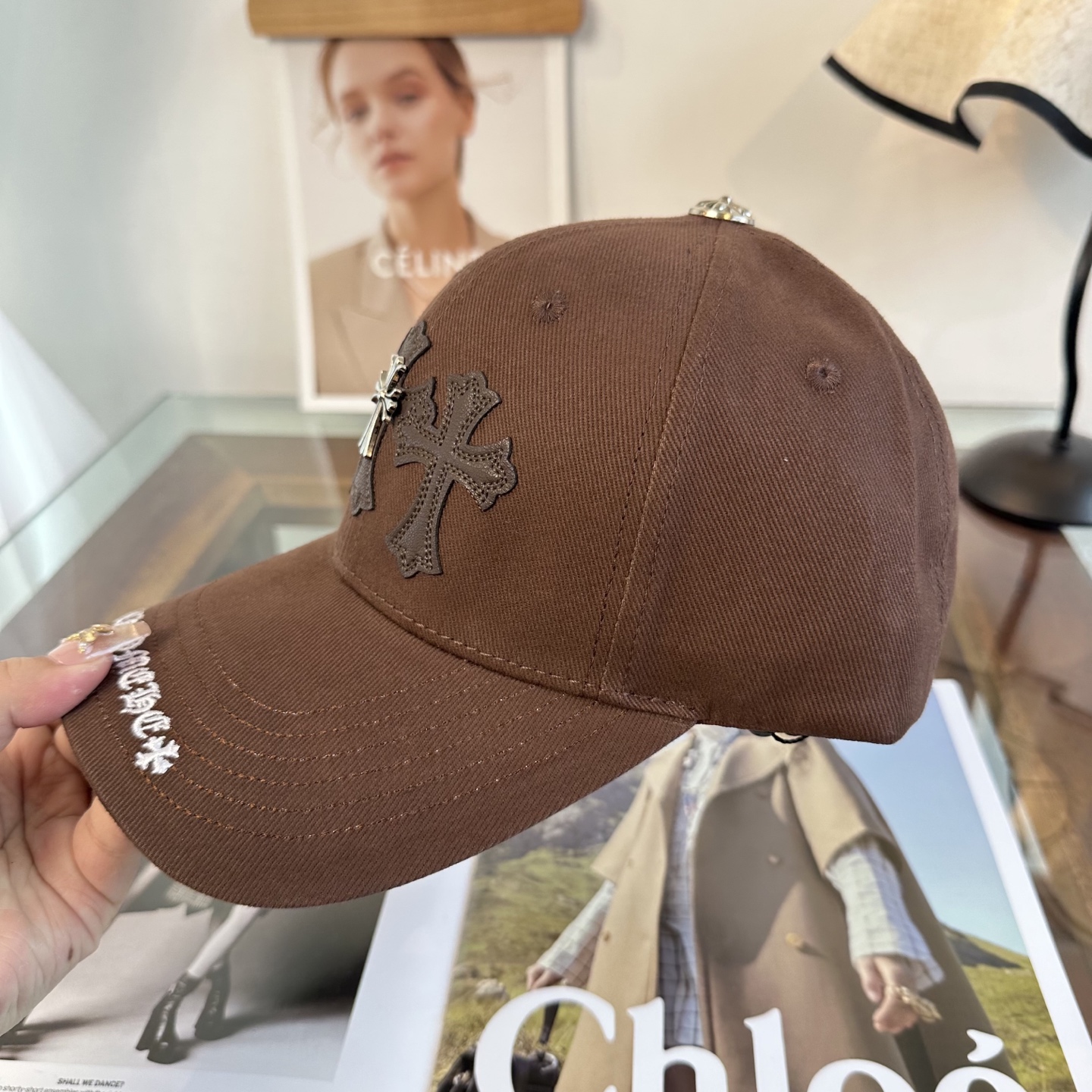 Chrome hearts 克罗心 新款十字架 高品质棒球帽，高端定制版！网红时尚博主同款！墙裂推荐！质