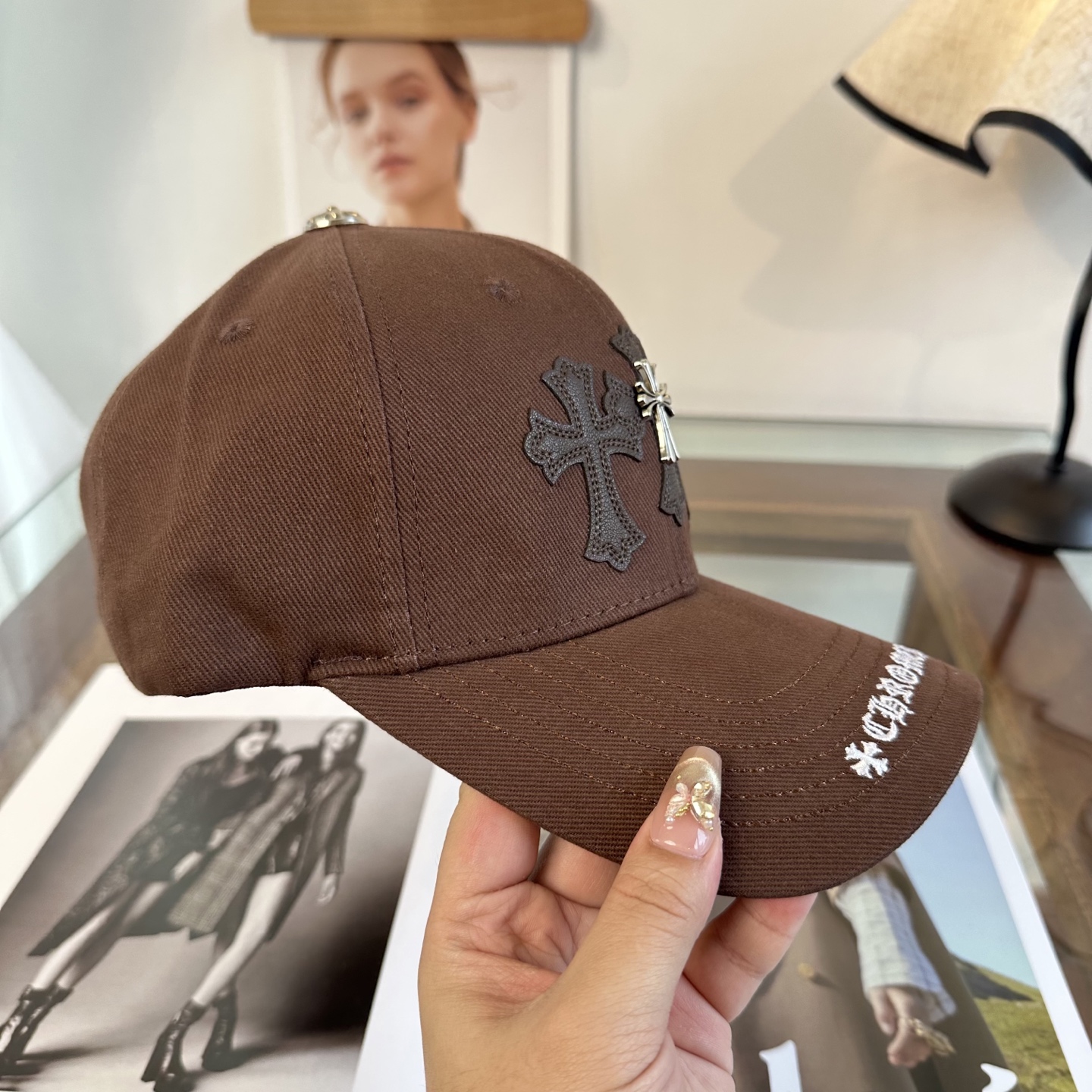 Chrome hearts 克罗心 新款十字架 高品质棒球帽，高端定制版！网红时尚博主同款！墙裂推荐！质