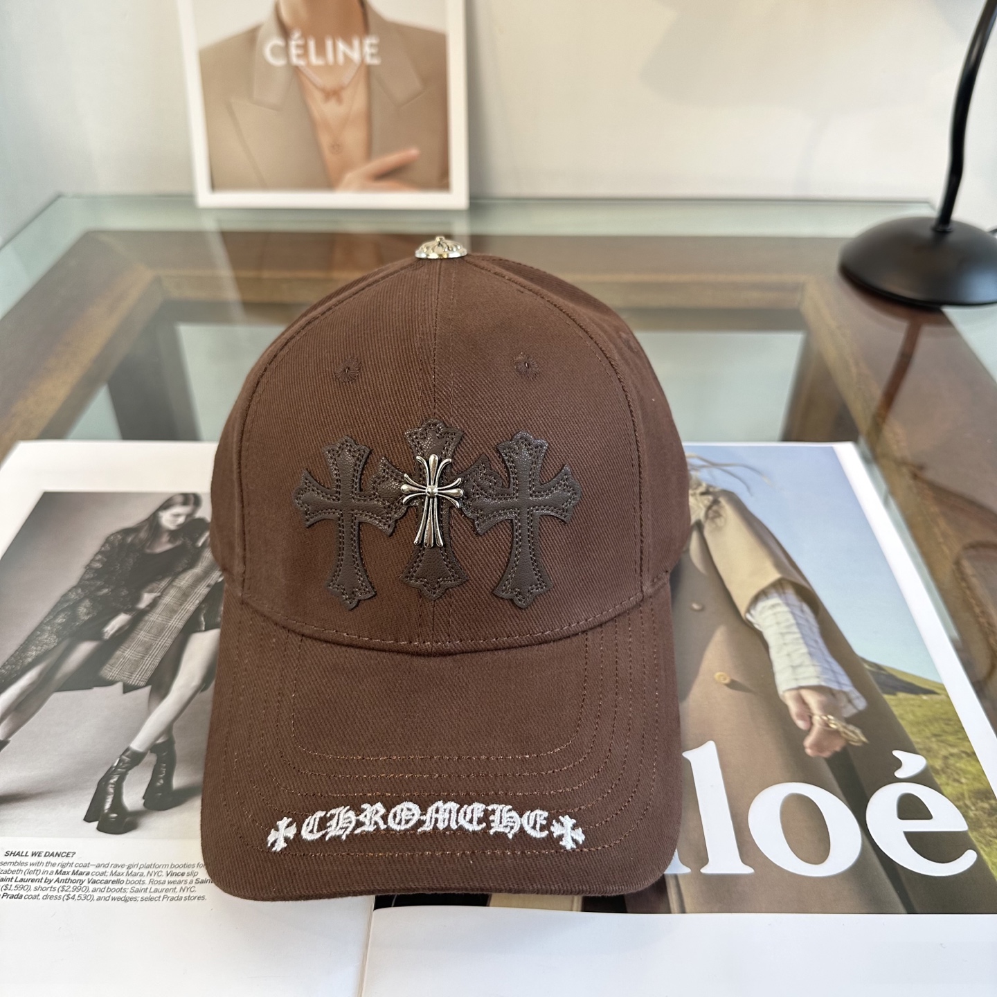 Chrome hearts 克罗心 新款十字架 高品质棒球帽，高端定制版！网红时尚博主同款！墙裂推荐！质