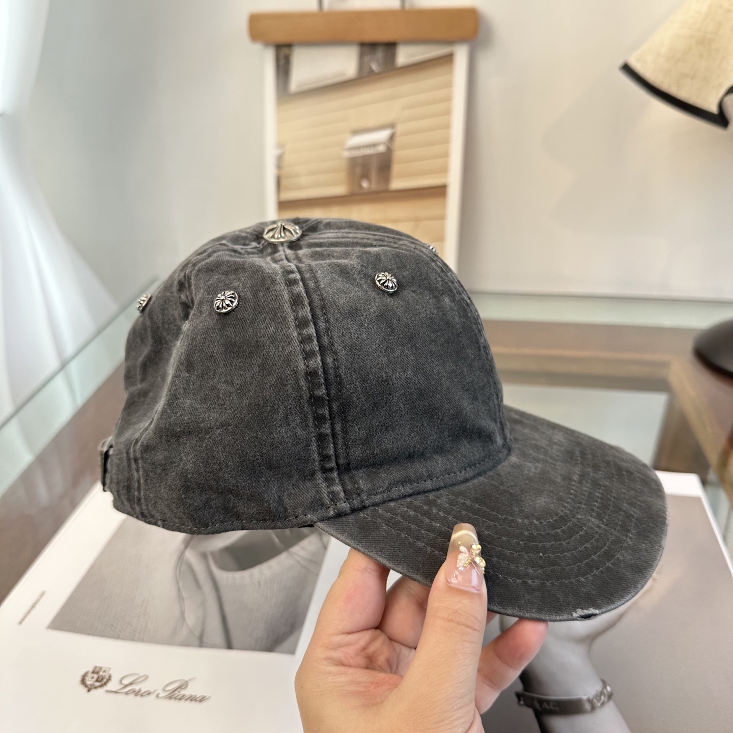 Chrome hearts 克罗心 新款十字架 高品质棒球帽，高端定制版！网红时尚博主同款！墙裂推荐！质