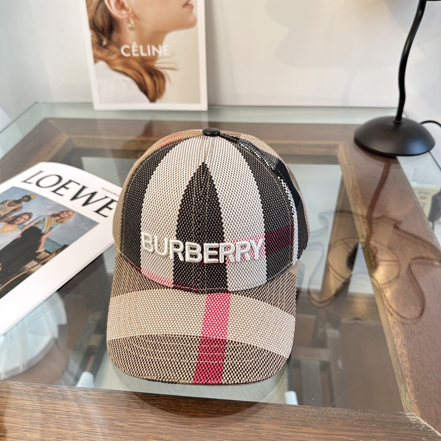 巴宝莉BURBERRY官网同步上线 韩版新款英伦风定制款1:1原单品质 男女通用棒球帽 美邦工艺 高版品