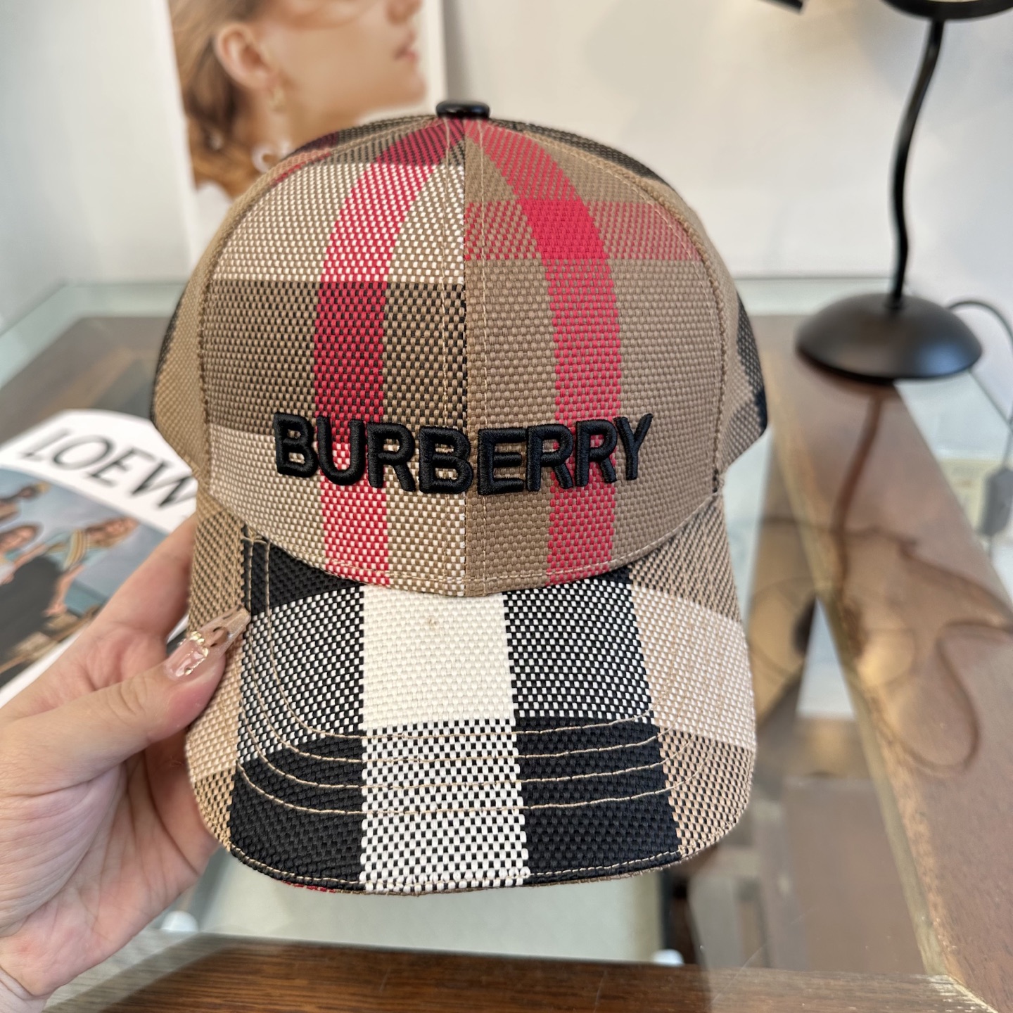 巴宝莉BURBERRY官网同步上线 韩版新款英伦风定制款1:1原单品质 男女通用棒球帽 美邦工艺 高版品