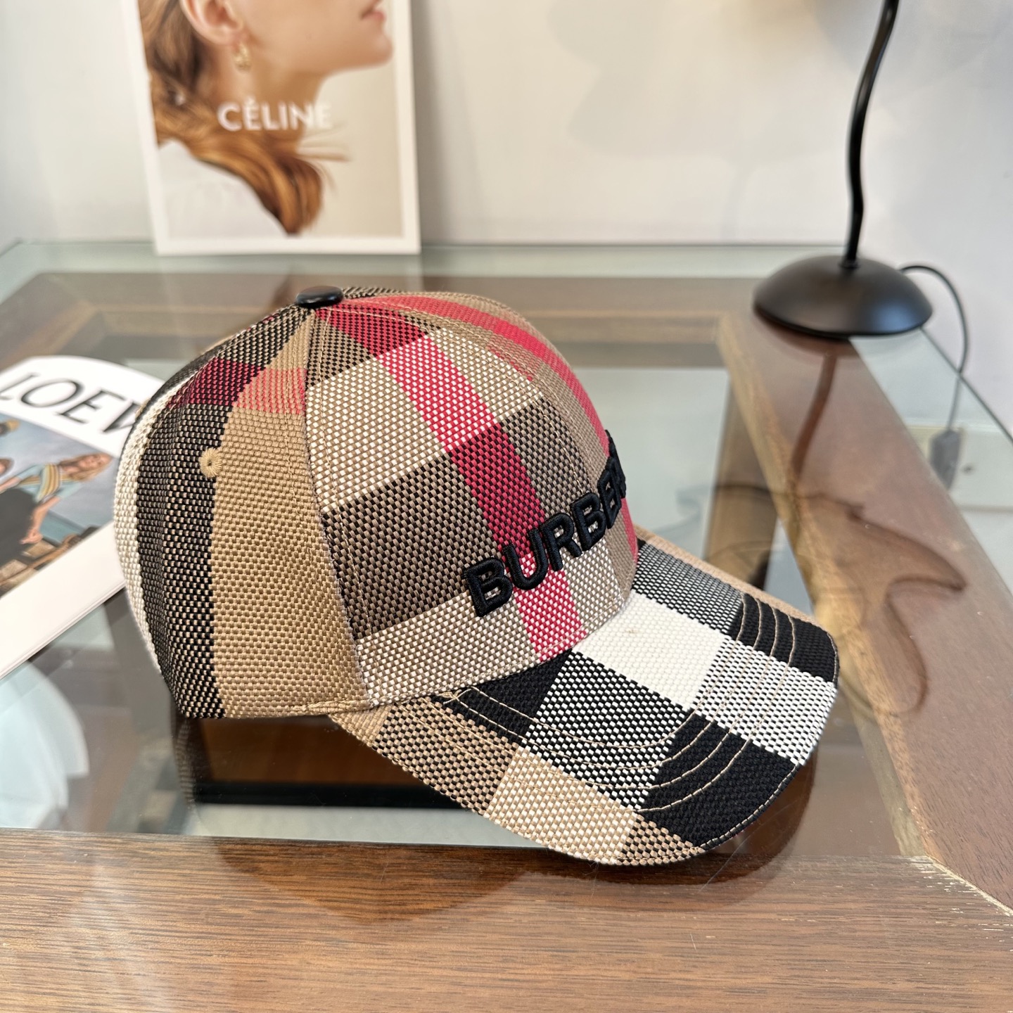 巴宝莉BURBERRY官网同步上线 韩版新款英伦风定制款1:1原单品质 男女通用棒球帽 美邦工艺 高版品