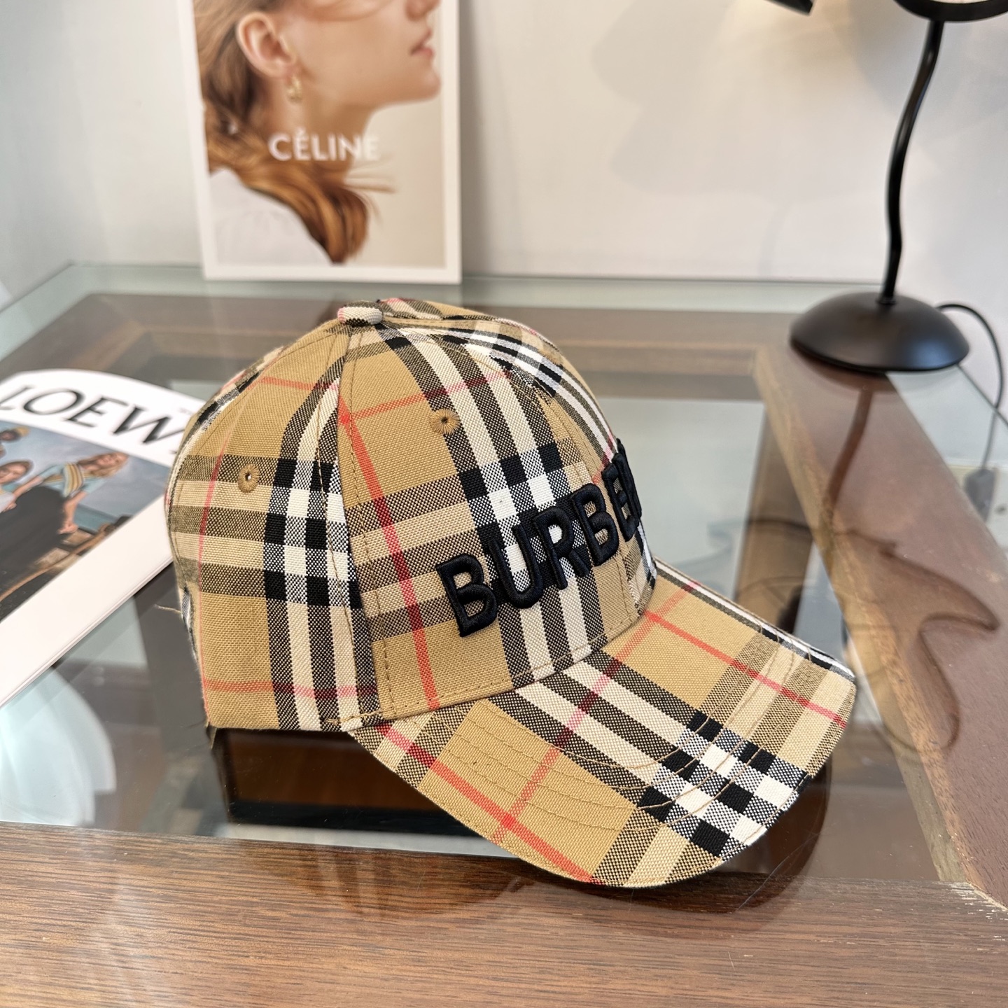 Burberry 巴宝莉BURBERRY 上线 韩版新款英伦风定制款1:1 男女通用棒球帽 美邦工艺 高版品质质量