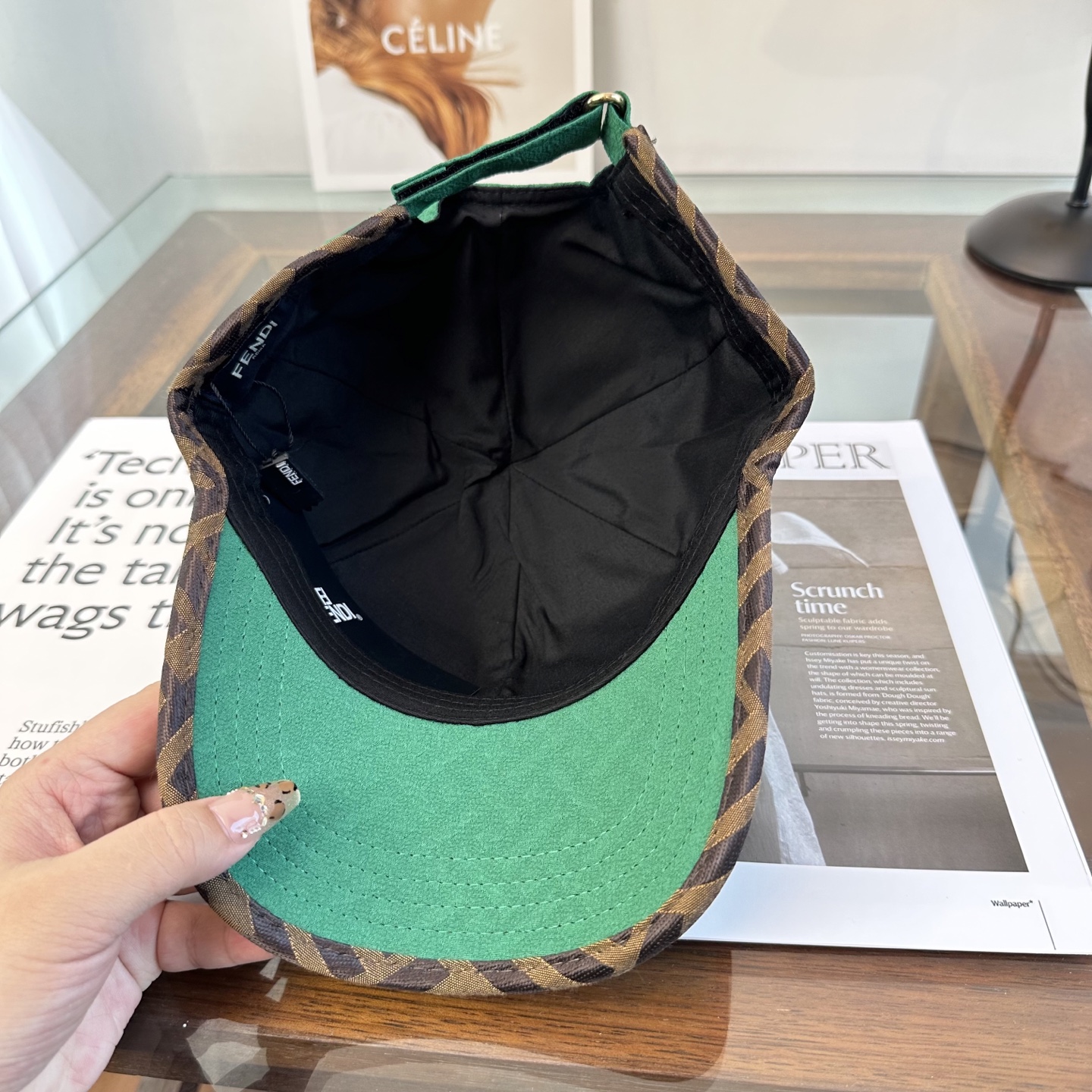 FENDI芬迪 新款棒球帽🧢 经典FF中古单品，气质穿搭单品，质量杠杠👍