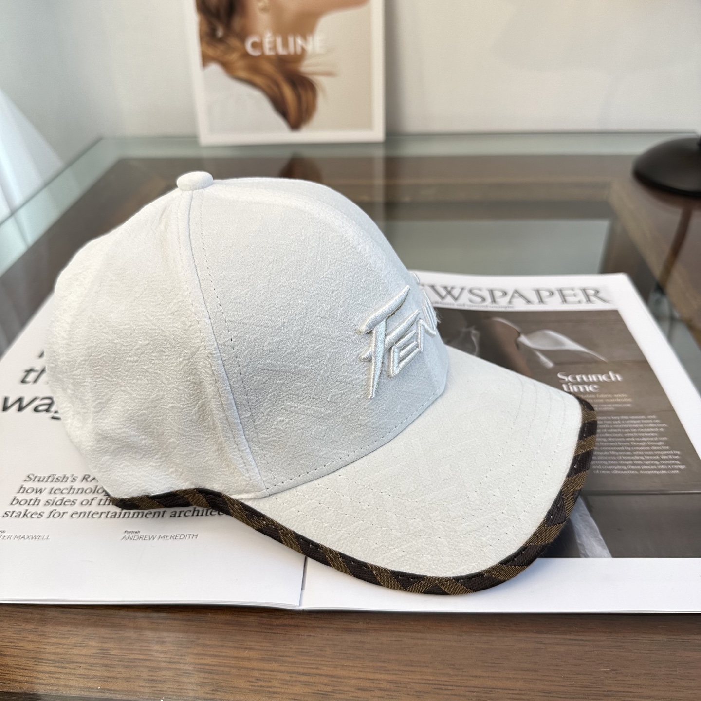FENDI芬迪 新款棒球帽🧢 经典FF中古单品，气质穿搭单品，质量杠杠👍
