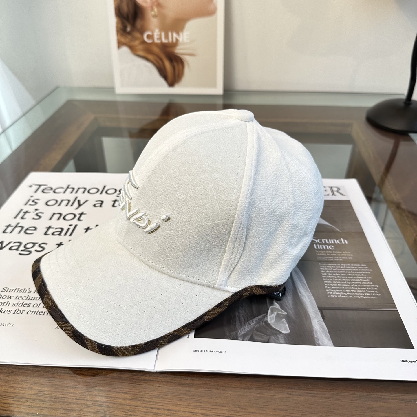 FENDI芬迪 新款棒球帽🧢 经典FF中古单品，气质穿搭单品，质量杠杠👍