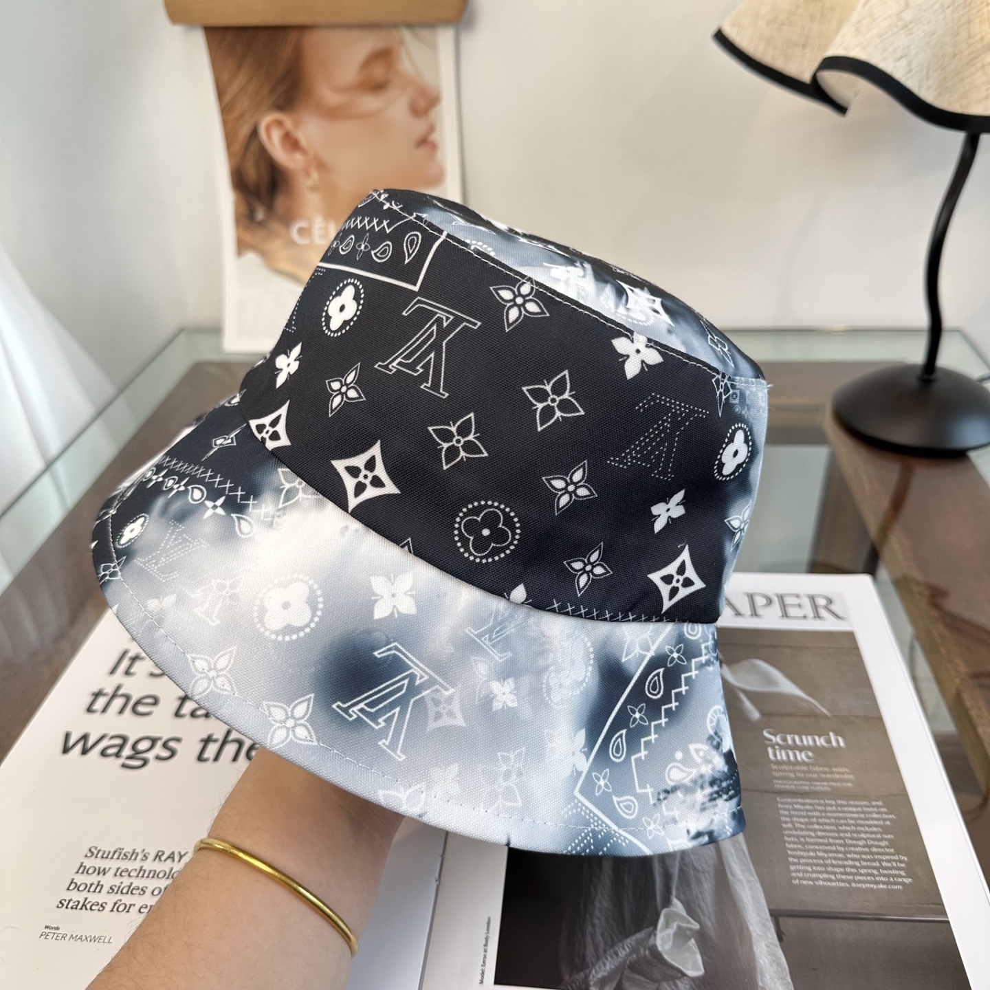 Louis Vuitton Lv路易威登2026新款可遮阳帽女透气渔夫帽