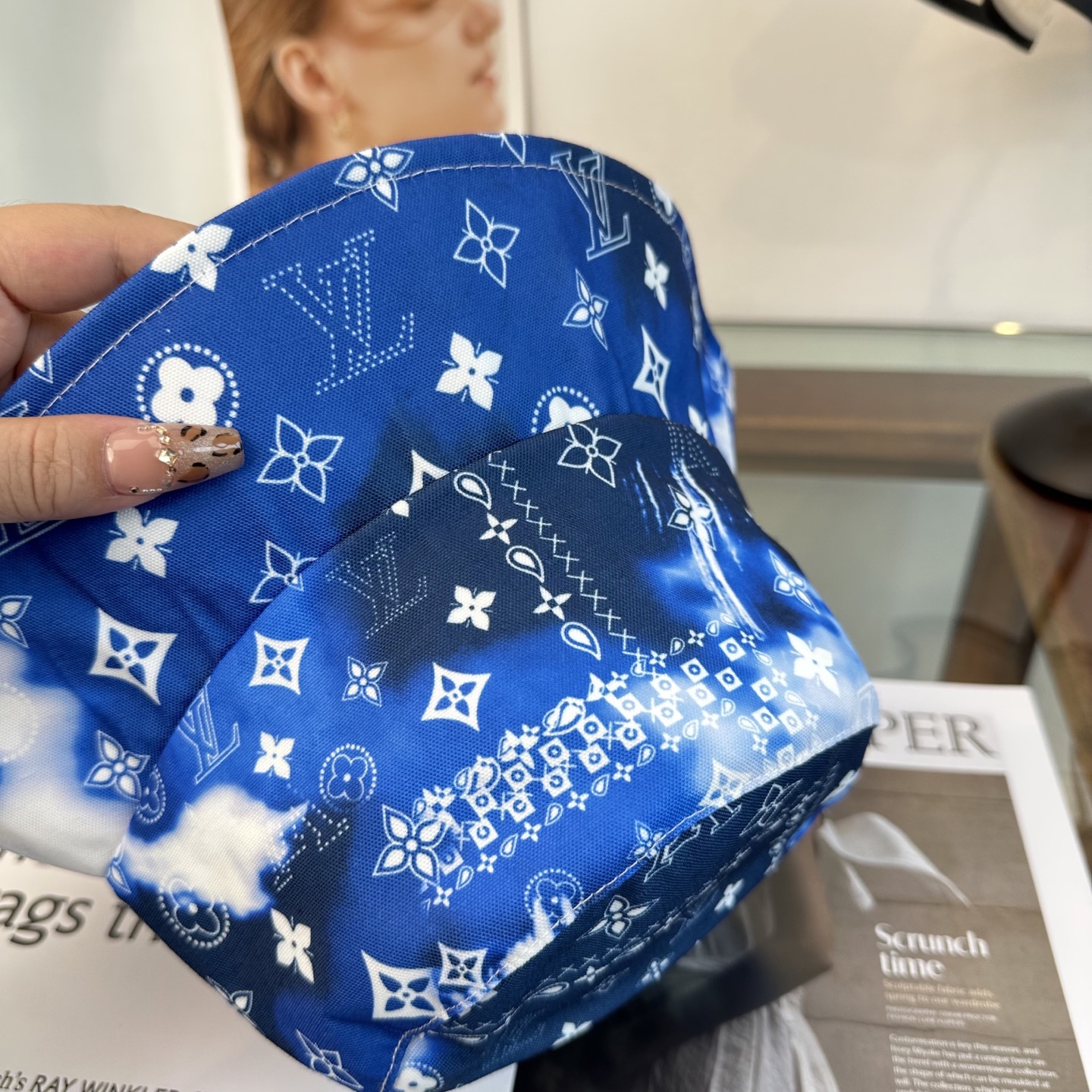 Lv路易威登2026新款可遮阳帽女透气渔夫帽度假旅游拍照时尚搭子