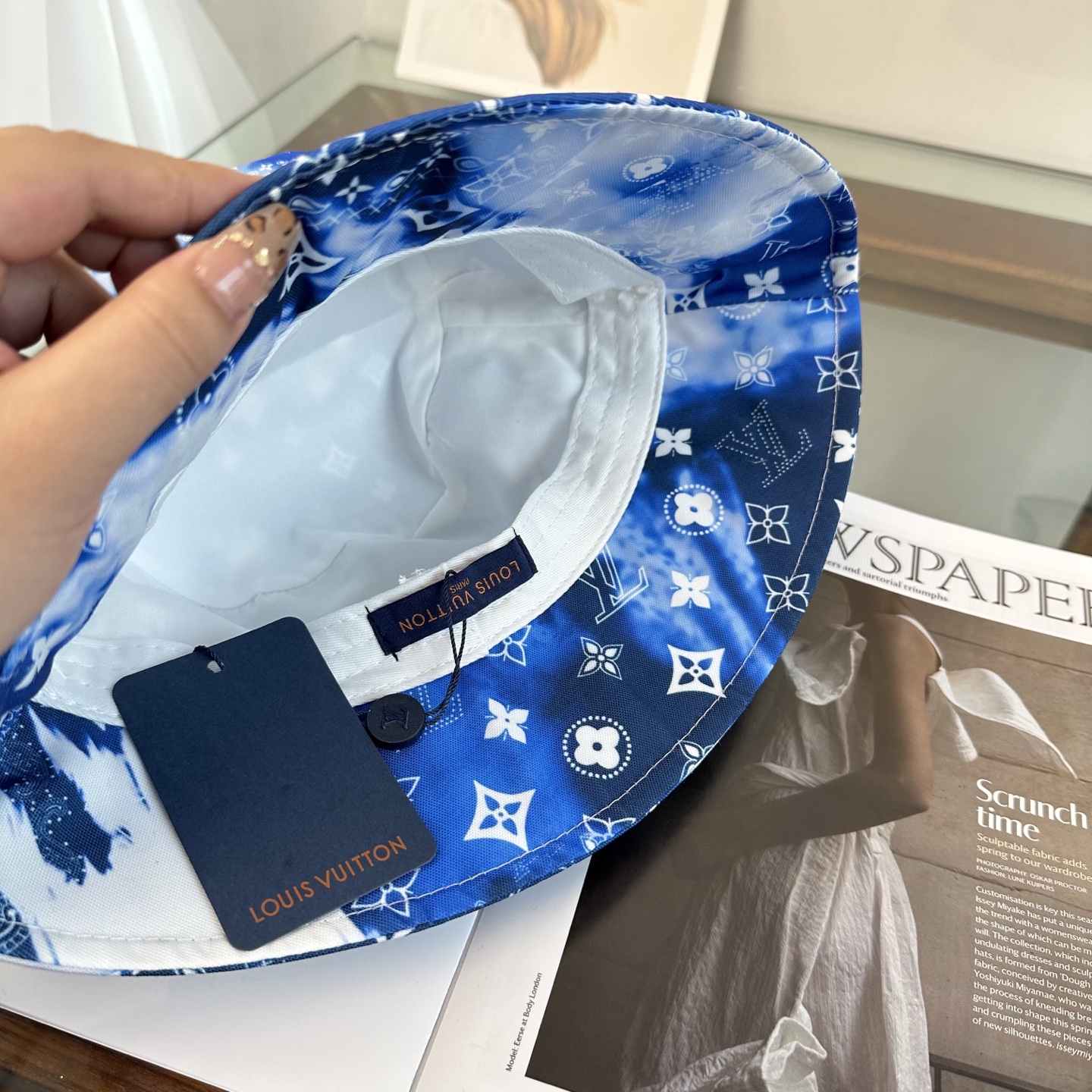 Lv路易威登2026新款可遮阳帽女透气渔夫帽度假旅游拍照时尚搭子