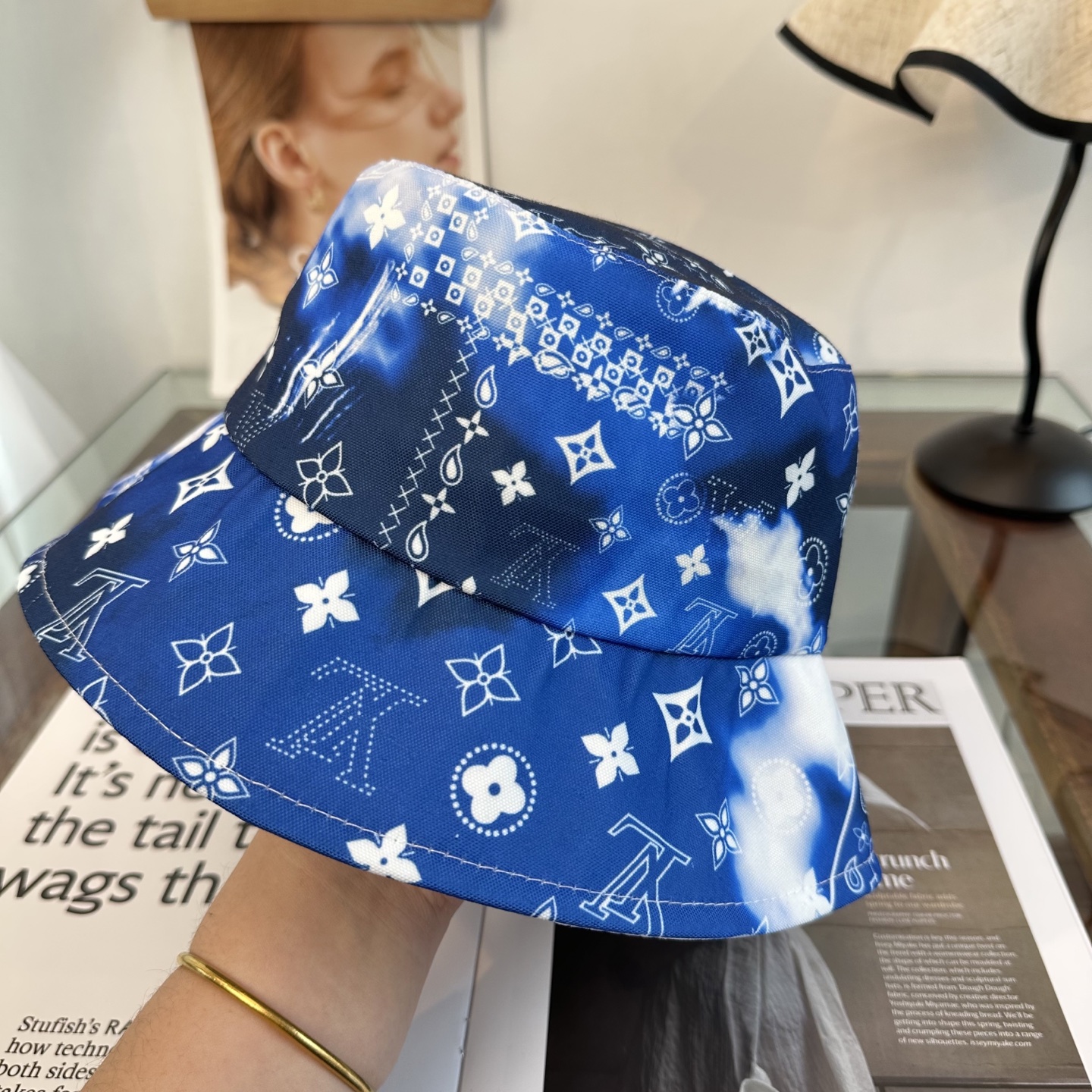 Louis Vuitton Lv路易威登2026新款可遮阳帽女透气渔夫帽