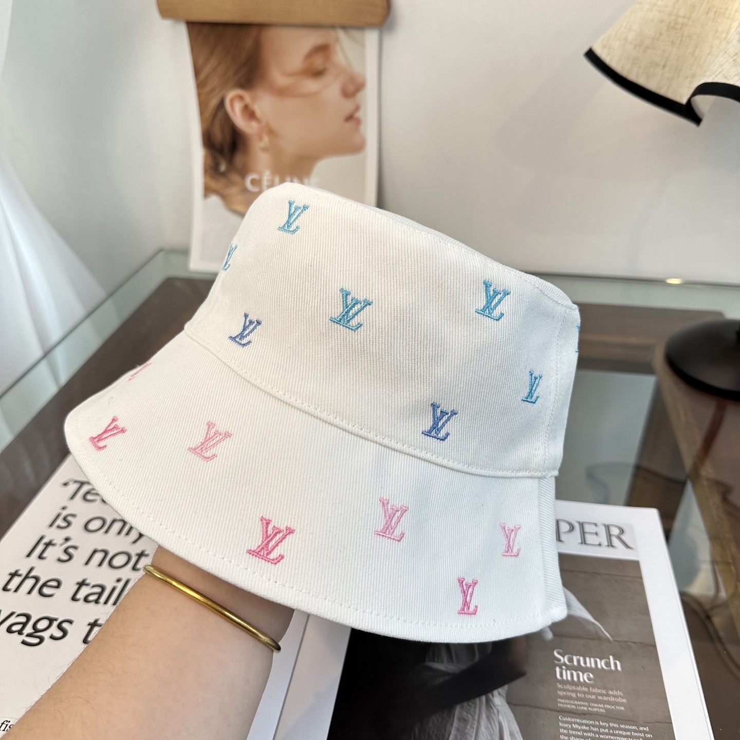 Louis Vuitton Lv路易威登2026新款可遮阳帽女透气渔夫帽