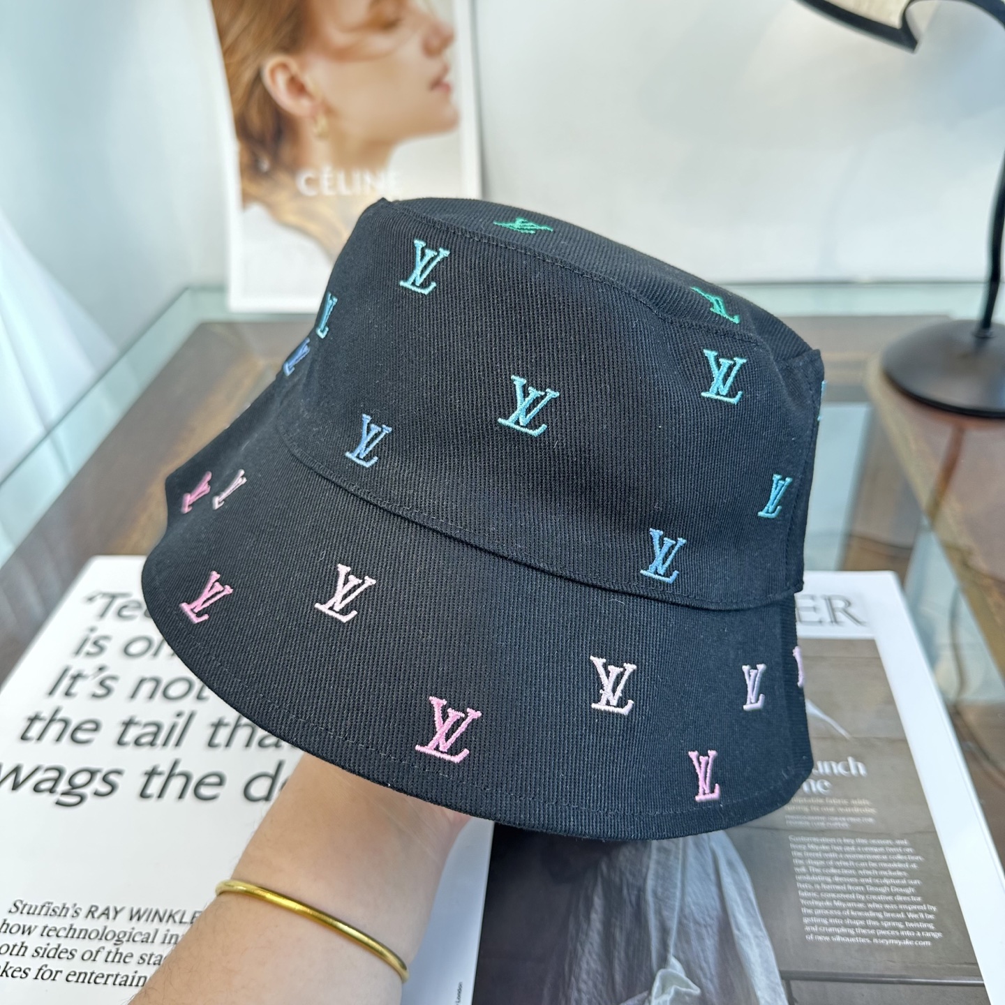 Louis Vuitton Lv路易威登2026新款可遮阳帽女透气渔夫帽