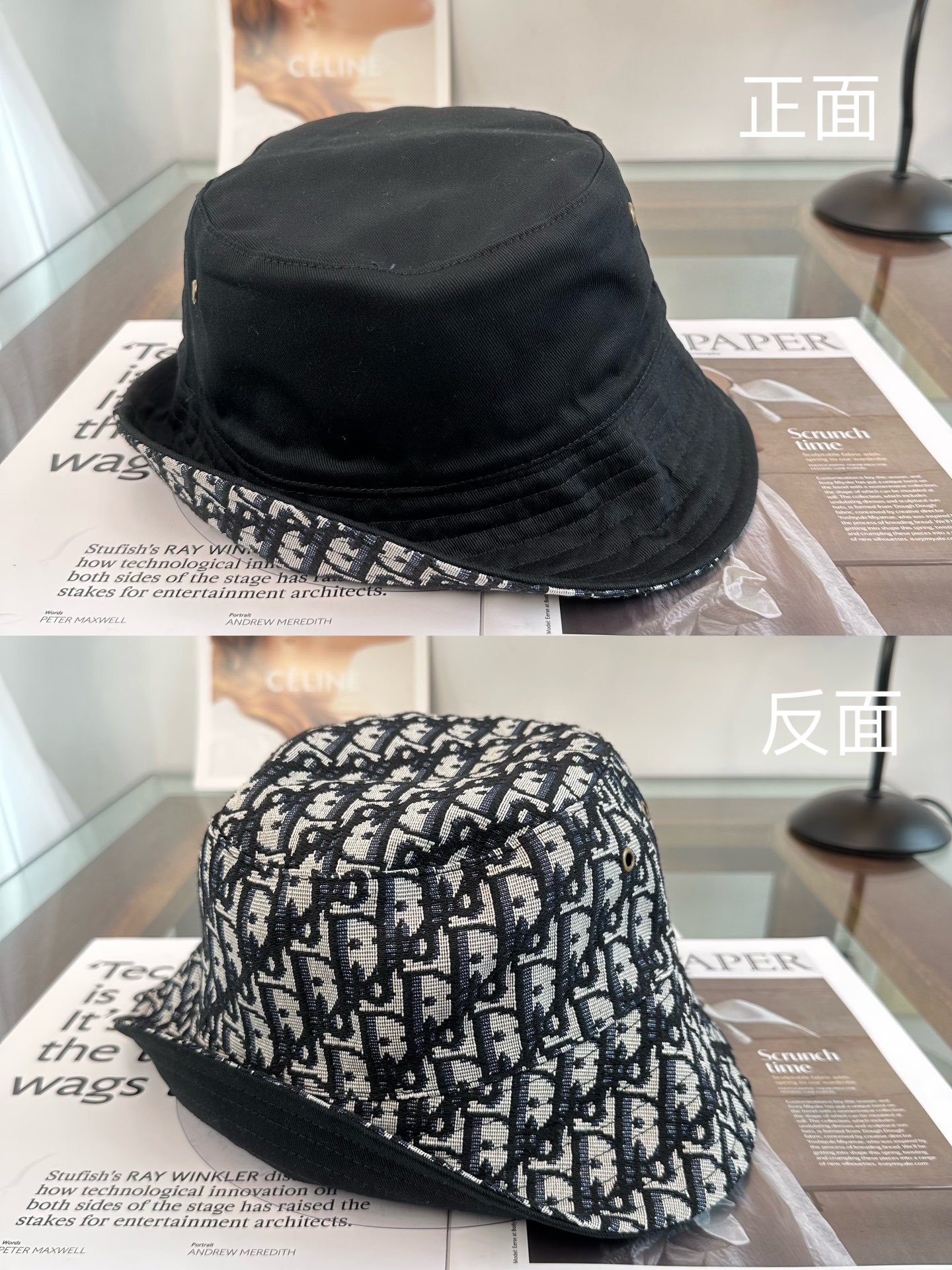Dior 迪奥Dior 官网最新迪奥logo渔夫帽，防晒指数超高，特别显脸小，有型不软塌，可随意折叠，携带方便
