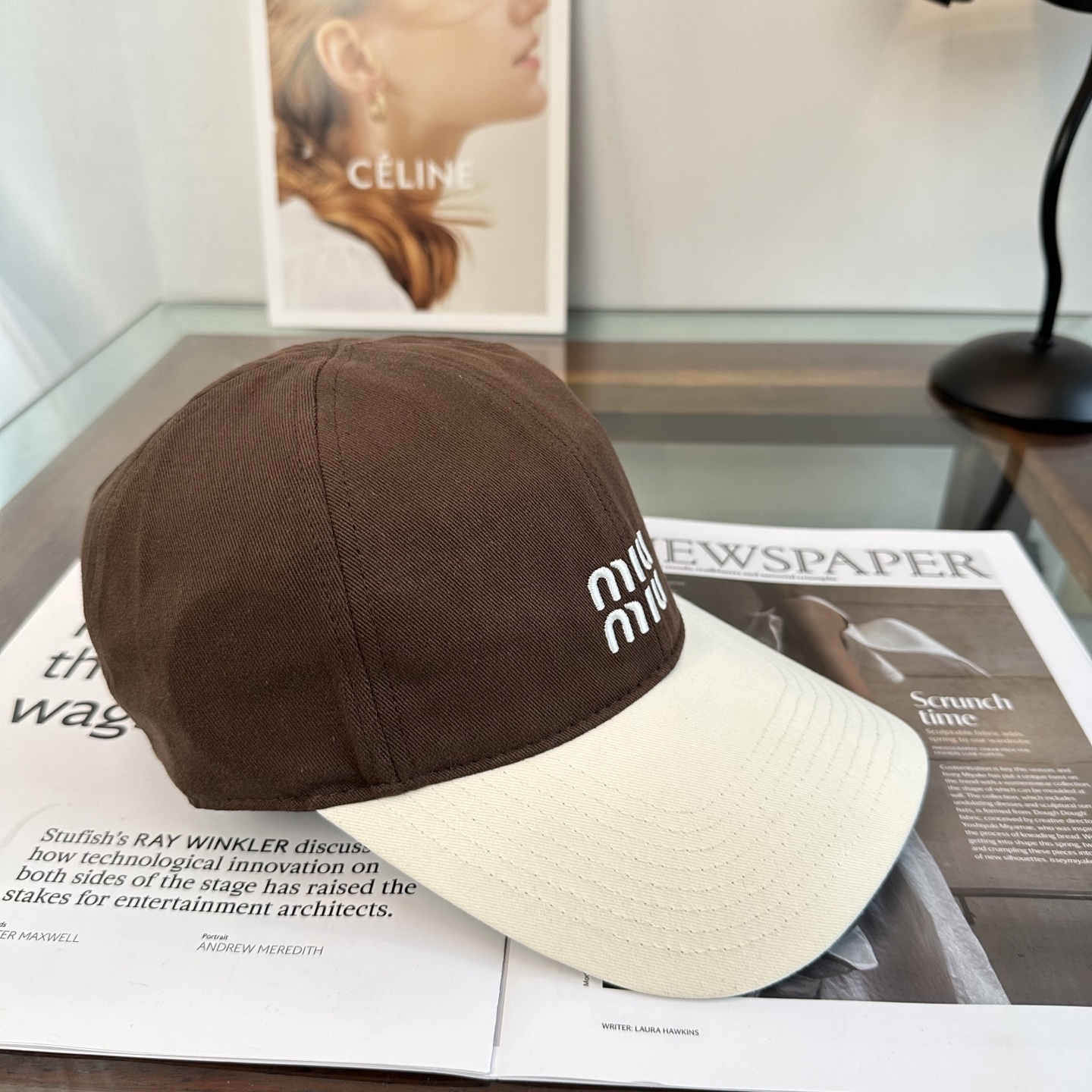 缪缪miumiu 棒球帽 简单休闲风的棒球帽 减龄百搭 适配度很高！简单随性~出街拍照拗造型非常加分~男