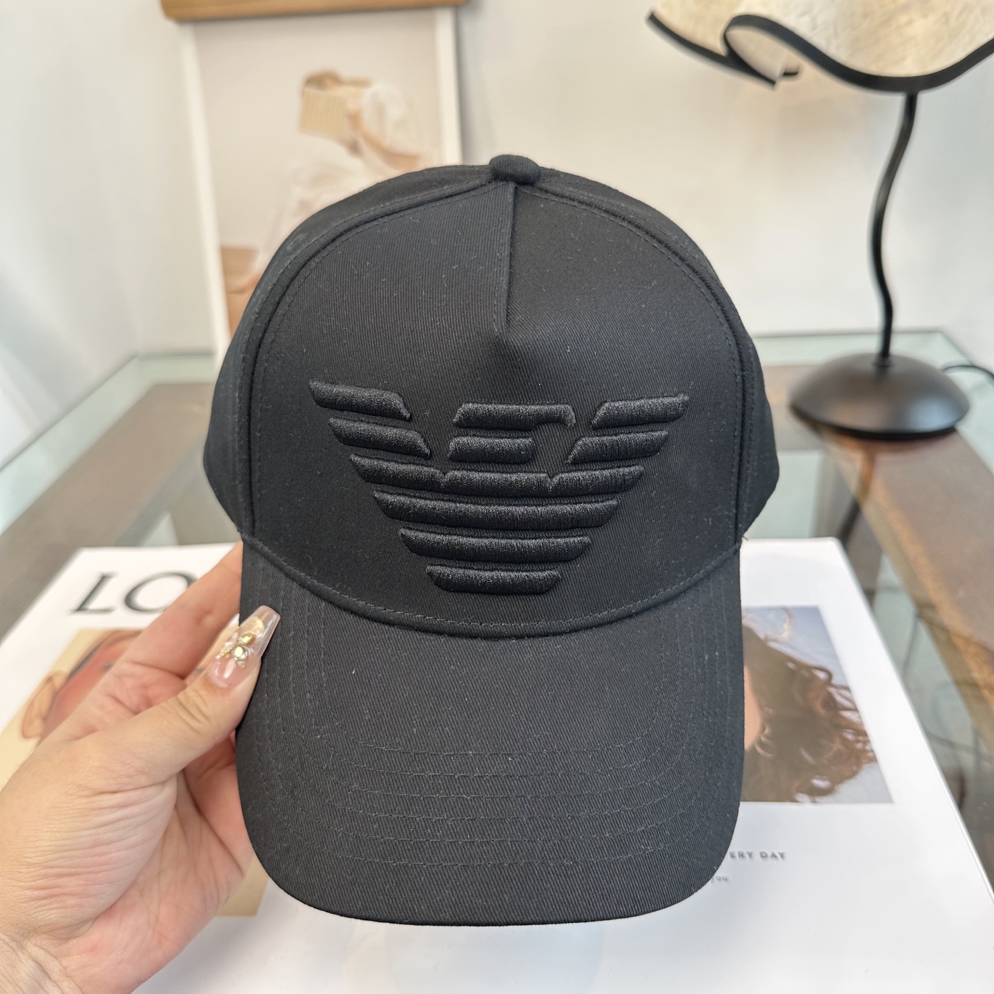 阿玛尼Armani专柜 新款高版本棒球帽，大牌同步，超好搭配，出货！