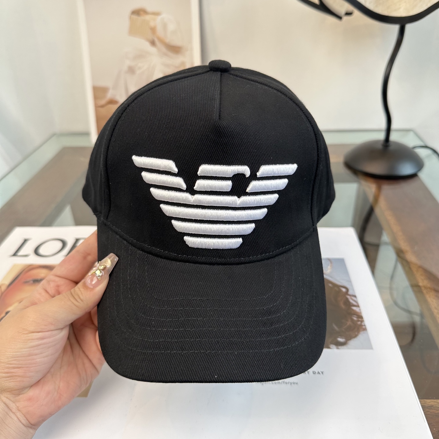 阿玛尼Armani专柜 新款高版本棒球帽，大牌同步，超好搭配，出货！