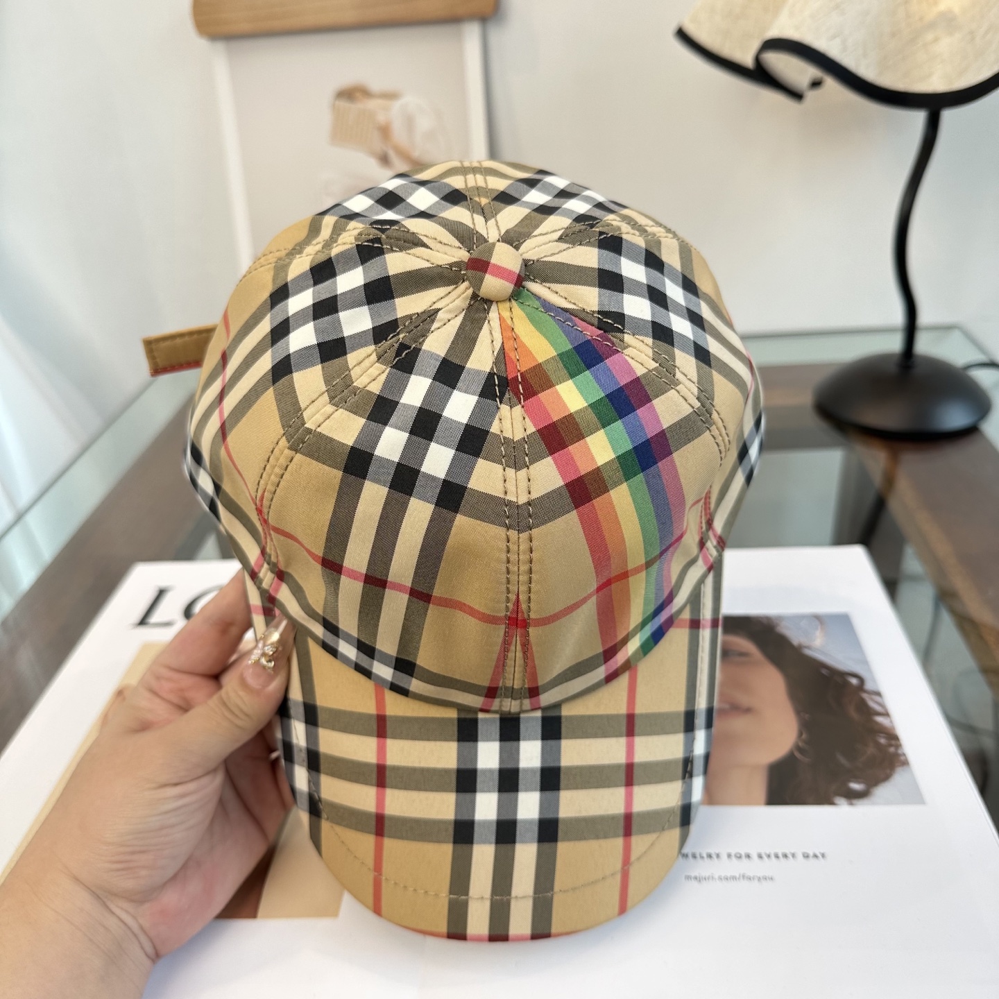 巴宝莉BURBERRY官网同步上线 韩版新款英伦风定制款1:1原单品质 男女通用棒球帽 美邦工艺 高版品