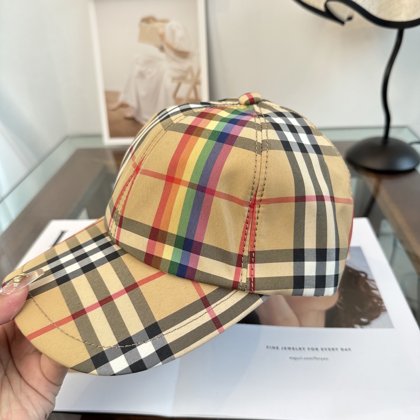 巴宝莉BURBERRY官网同步上线 韩版新款英伦风定制款1:1原单品质 男女通用棒球帽 美邦工艺 高版品