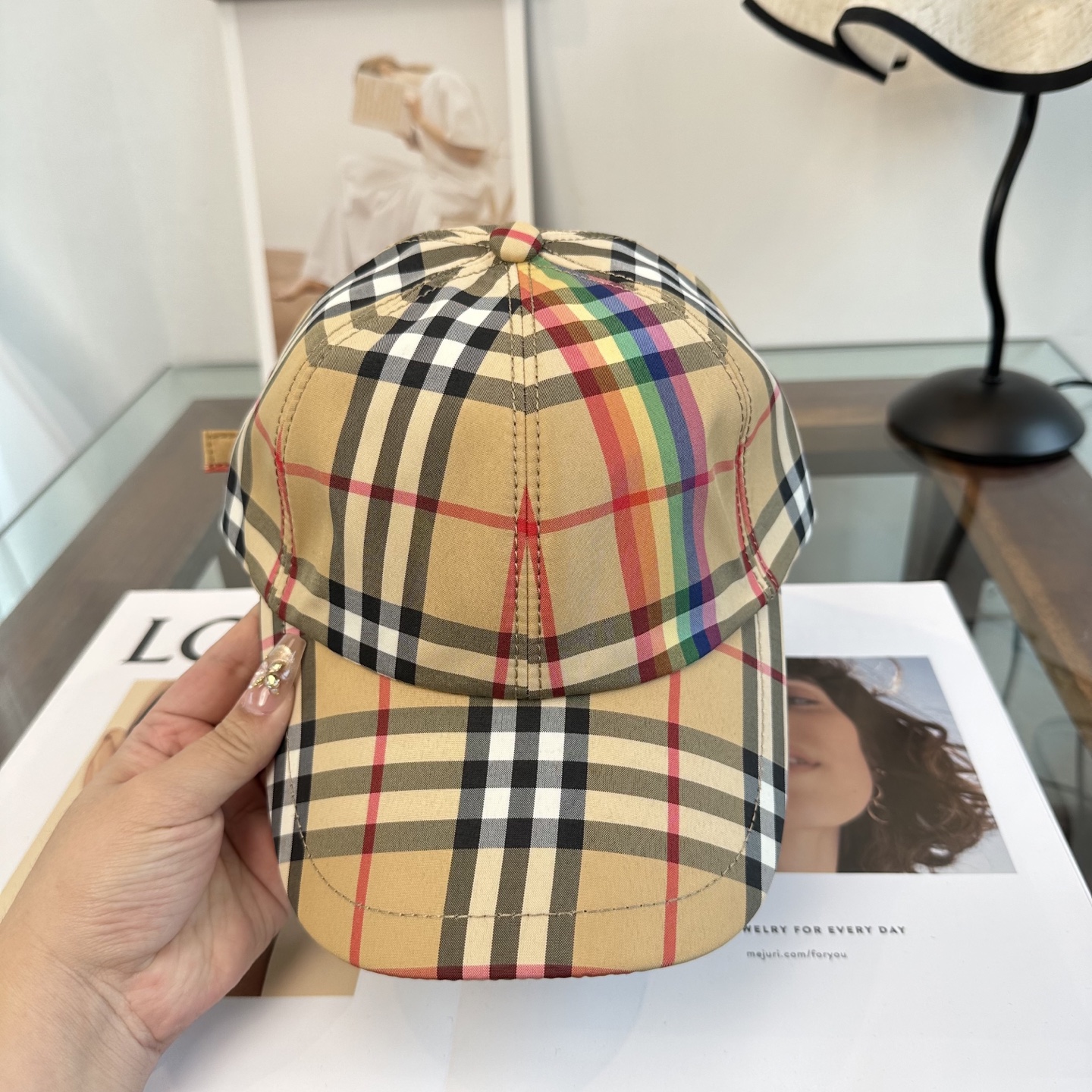 巴宝莉BURBERRY官网同步上线 韩版新款英伦风定制款1:1原单品质 男女通用棒球帽 美邦工艺 高版品