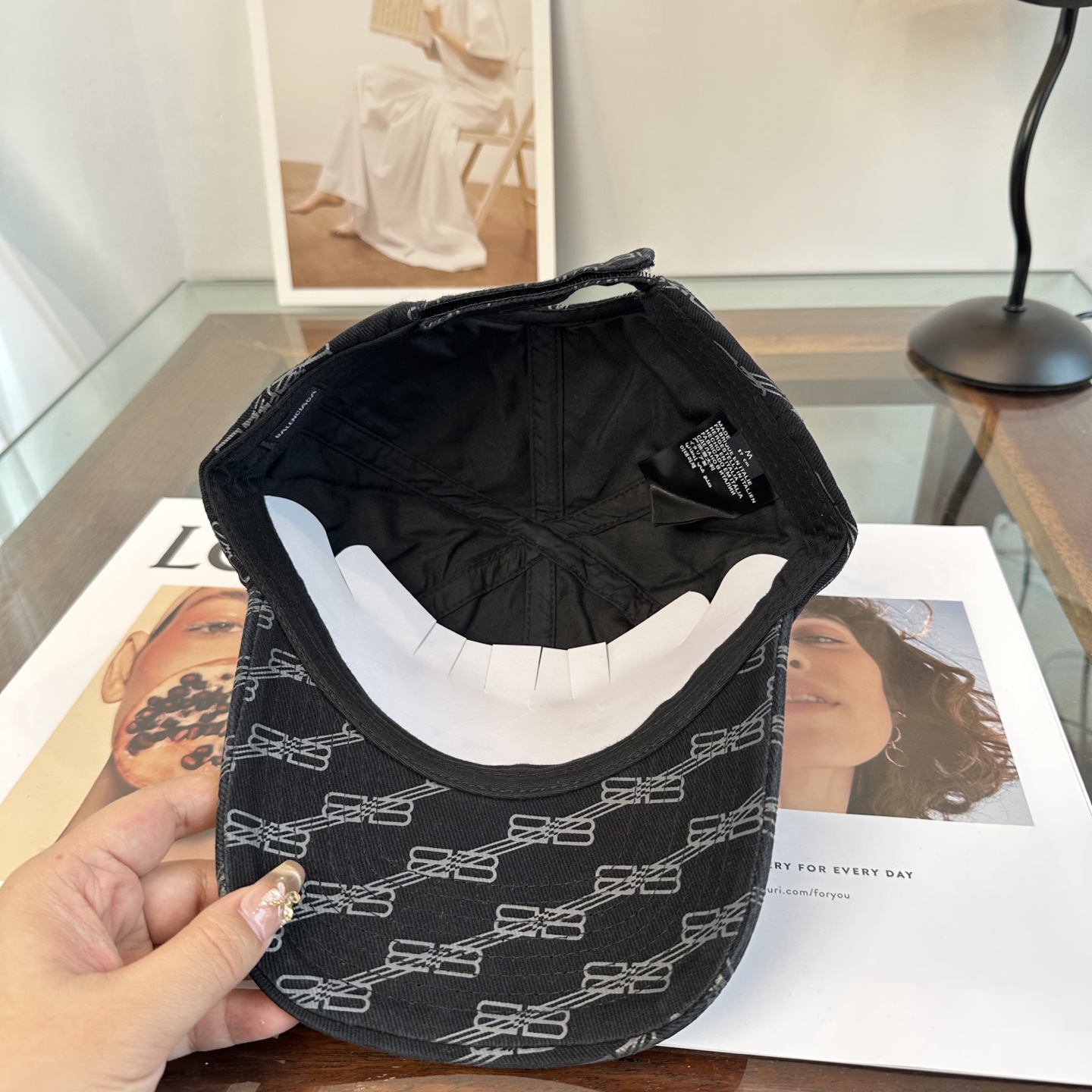 新品Balenciaga 巴黎世家字母新款棒球帽现货秒发🧢简约时尚超级无敌好看的帽子！情侣款！