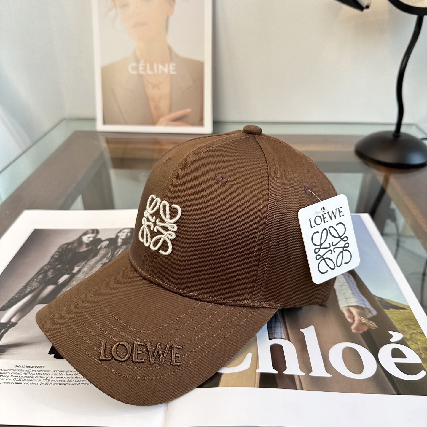 LOEWE【罗意威】新款刺绣棒球帽，专柜同步出货，大牌款超好搭配，赶紧入手