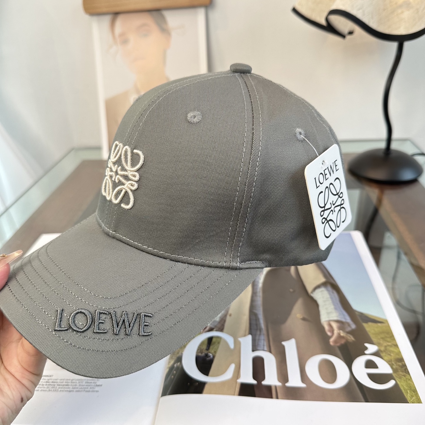 LOEWE【罗意威】新款刺绣棒球帽，专柜同步出货，大牌款超好搭配，赶紧入手