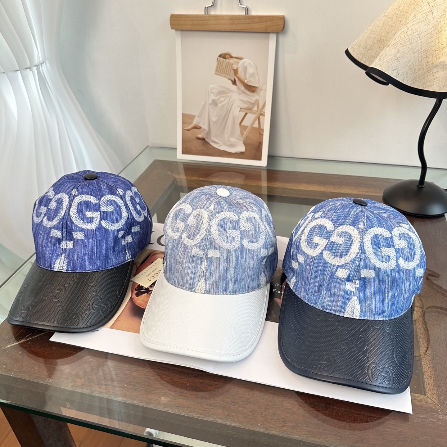 🧢GUCCI古奇棒球帽 😍新款棒球帽，重工打造♥️高端大气，百搭款🤗男女通用！