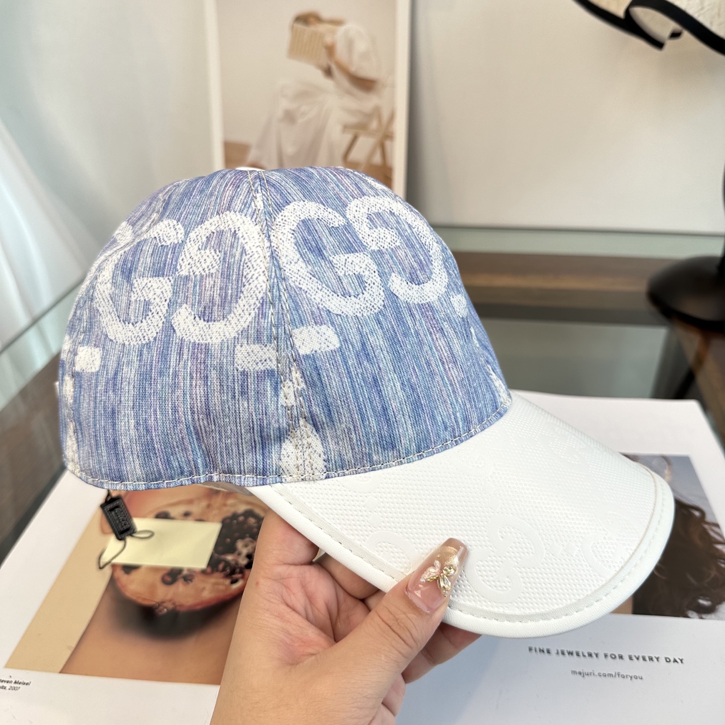 🧢GUCCI古奇棒球帽 😍新款棒球帽，重工打造♥️高端大气，百搭款🤗男女通用！