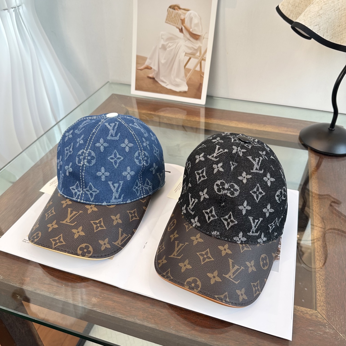 🧢路易威登棒球帽 LouisVuitton😍新款LV棒球帽，重工打造♥️高端大气，百搭款🤗男女通用！
