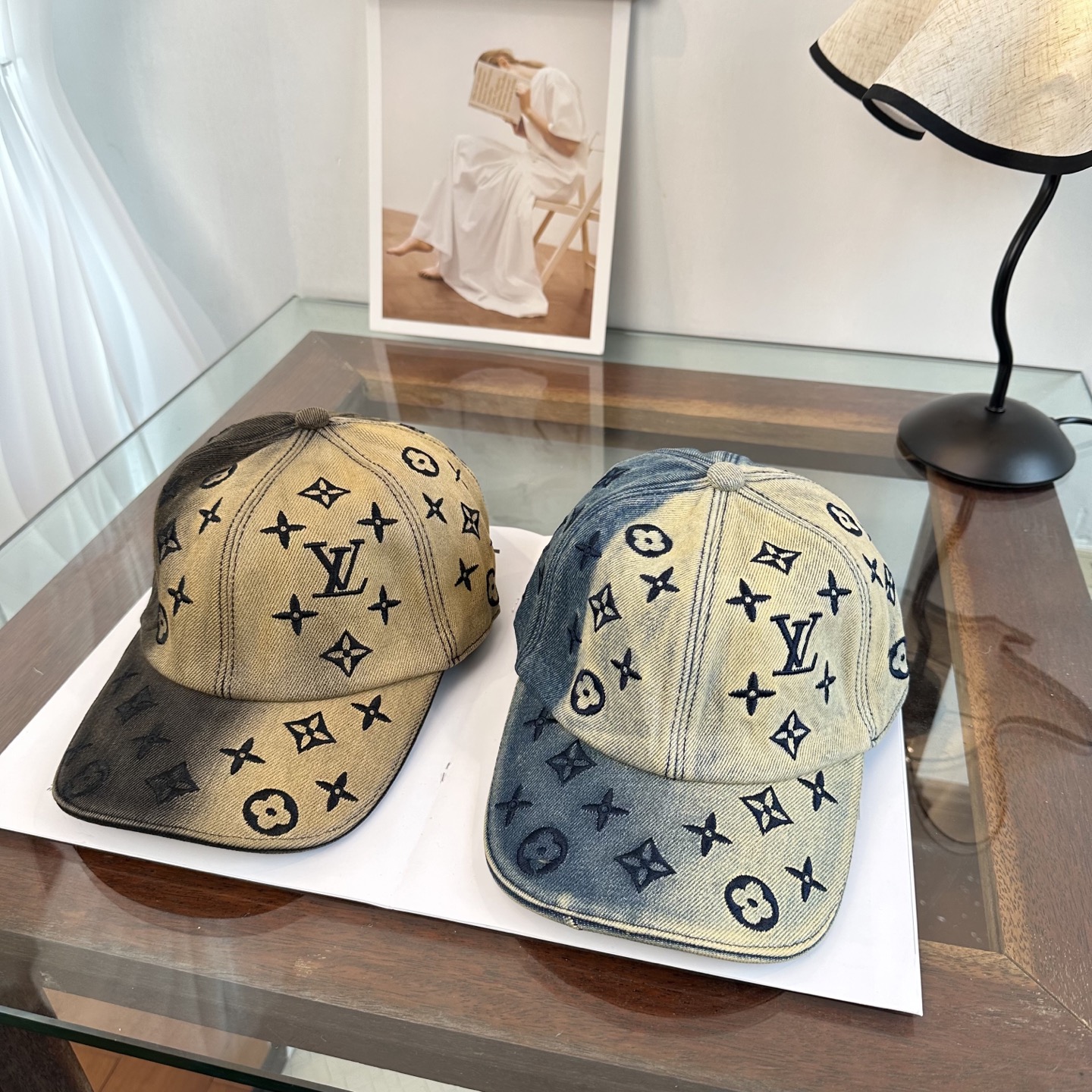 原单高版本 🧢路易威登棒球帽 LouisVuitton😍新款LV棒球帽，重工打造♥️高端大气，百搭款🤗男